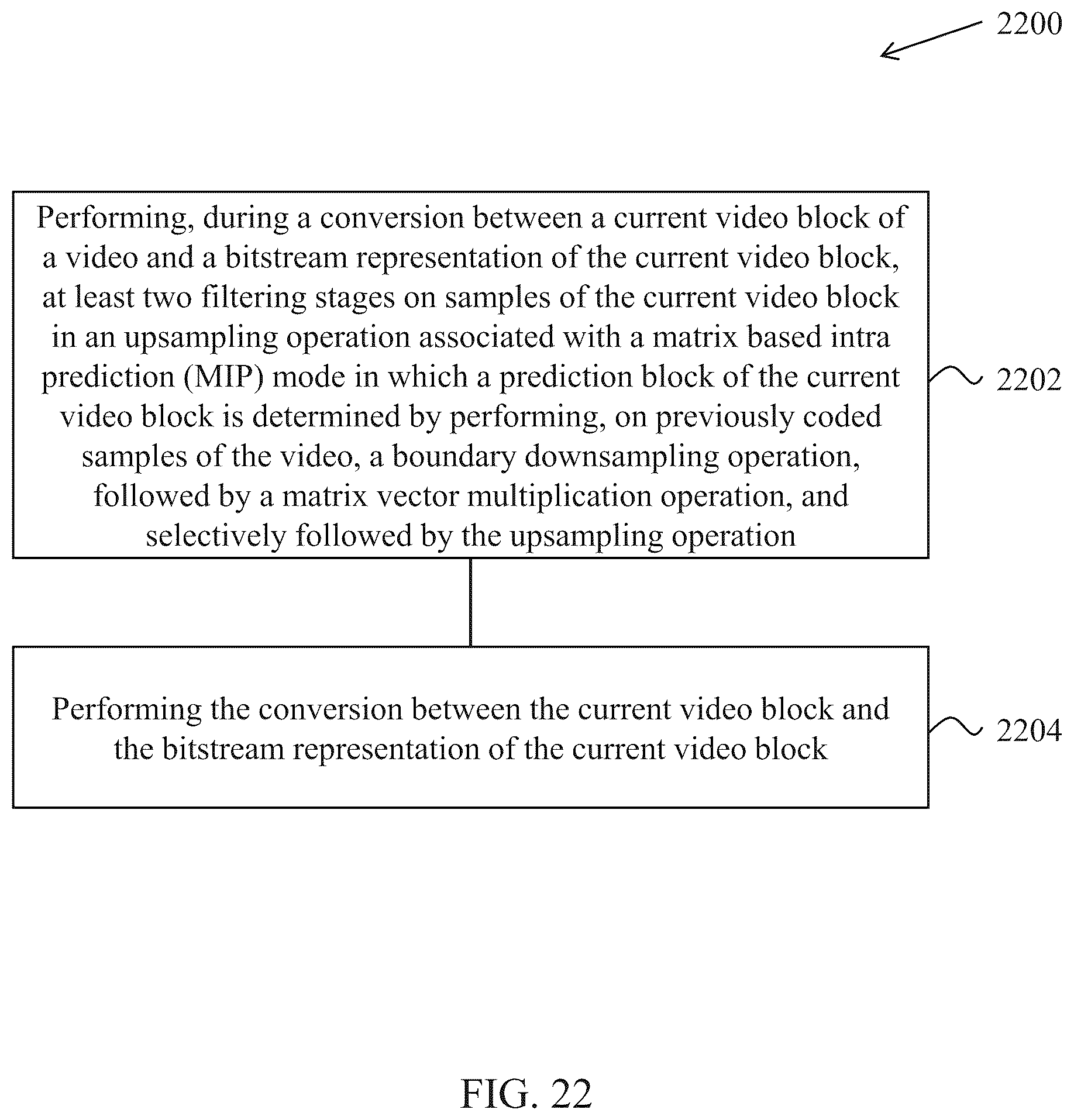 Patent US12621487 Figure 20 – Matrix-based intra prediction using filtering
