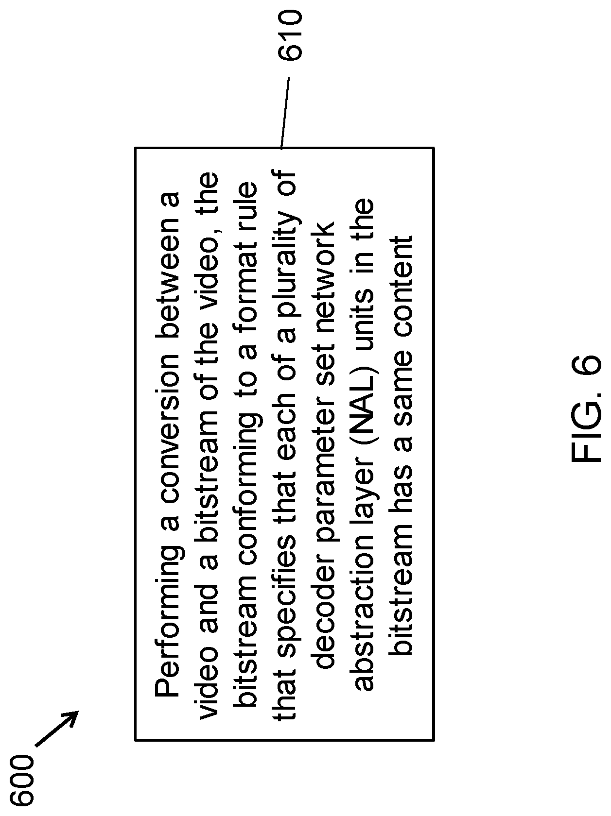 Patent US12621491 Figure 6 – Decoding parameter sets in video coding