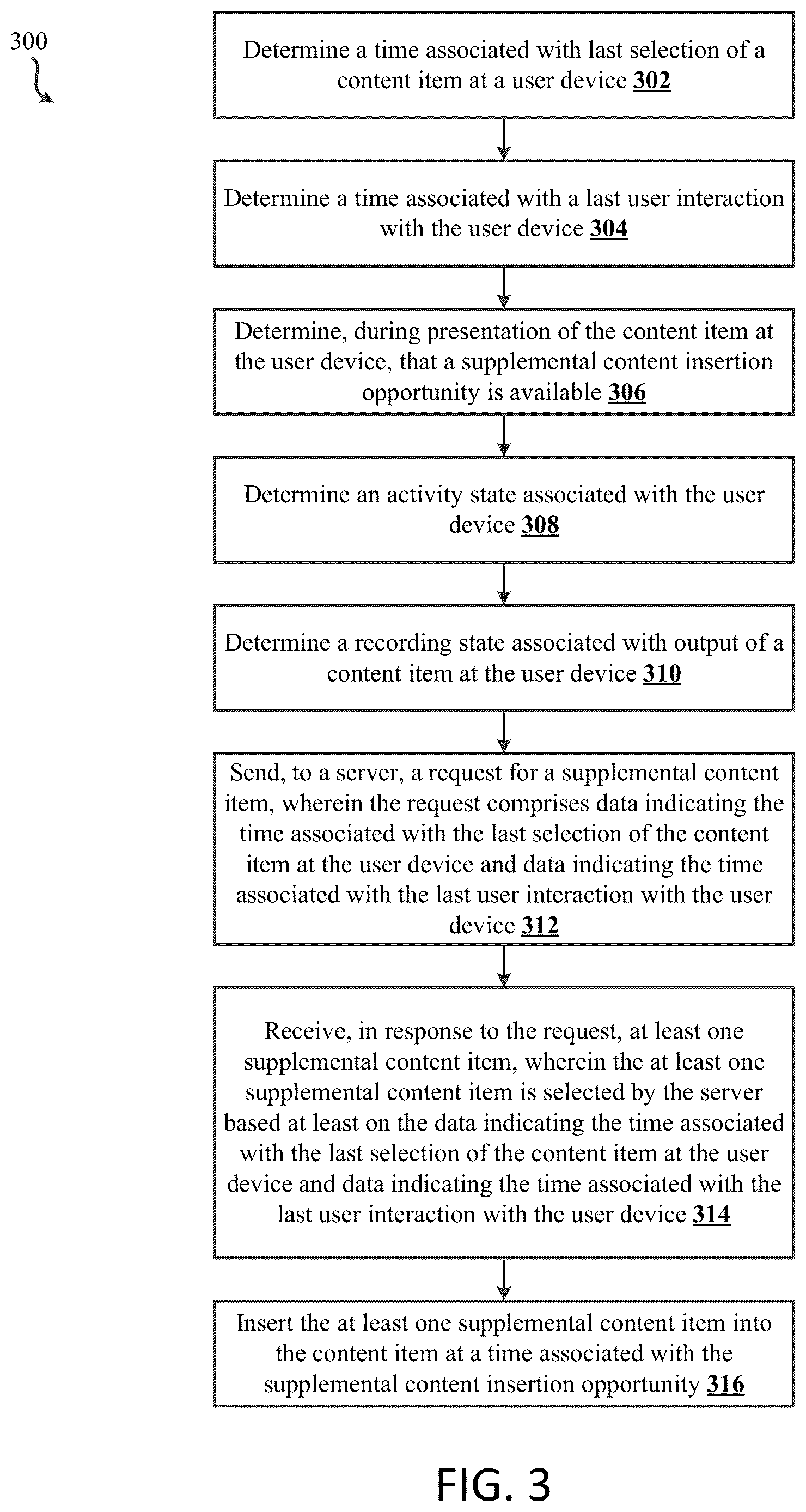 Patent US12621509 Figure 3 – Systems, methods, and devices for selecting supplemental content