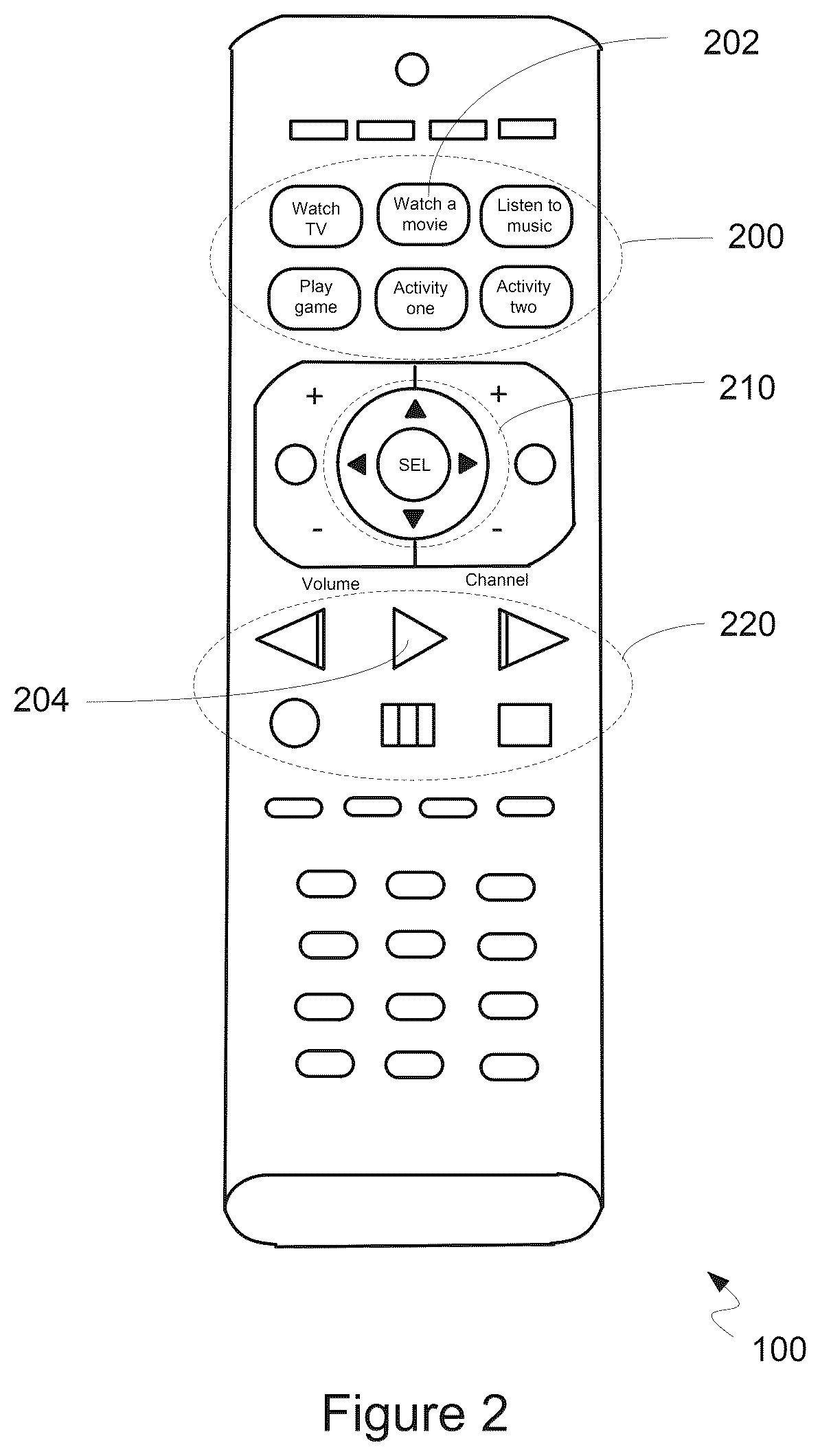 Patent US12621517 Figure 2 – System and method for reconfiguration of an entertainment system controlling device