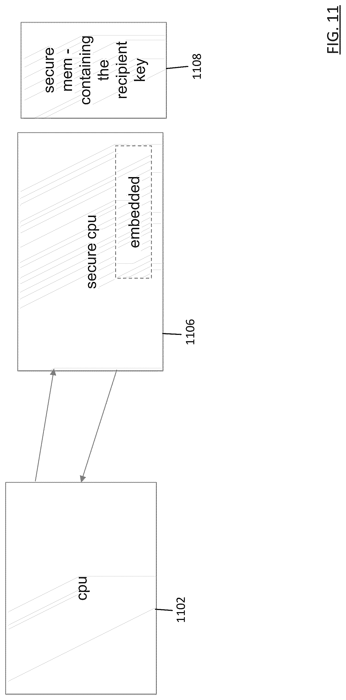 Patent US12621522 Figure 11 – Delegation within end to end encryption