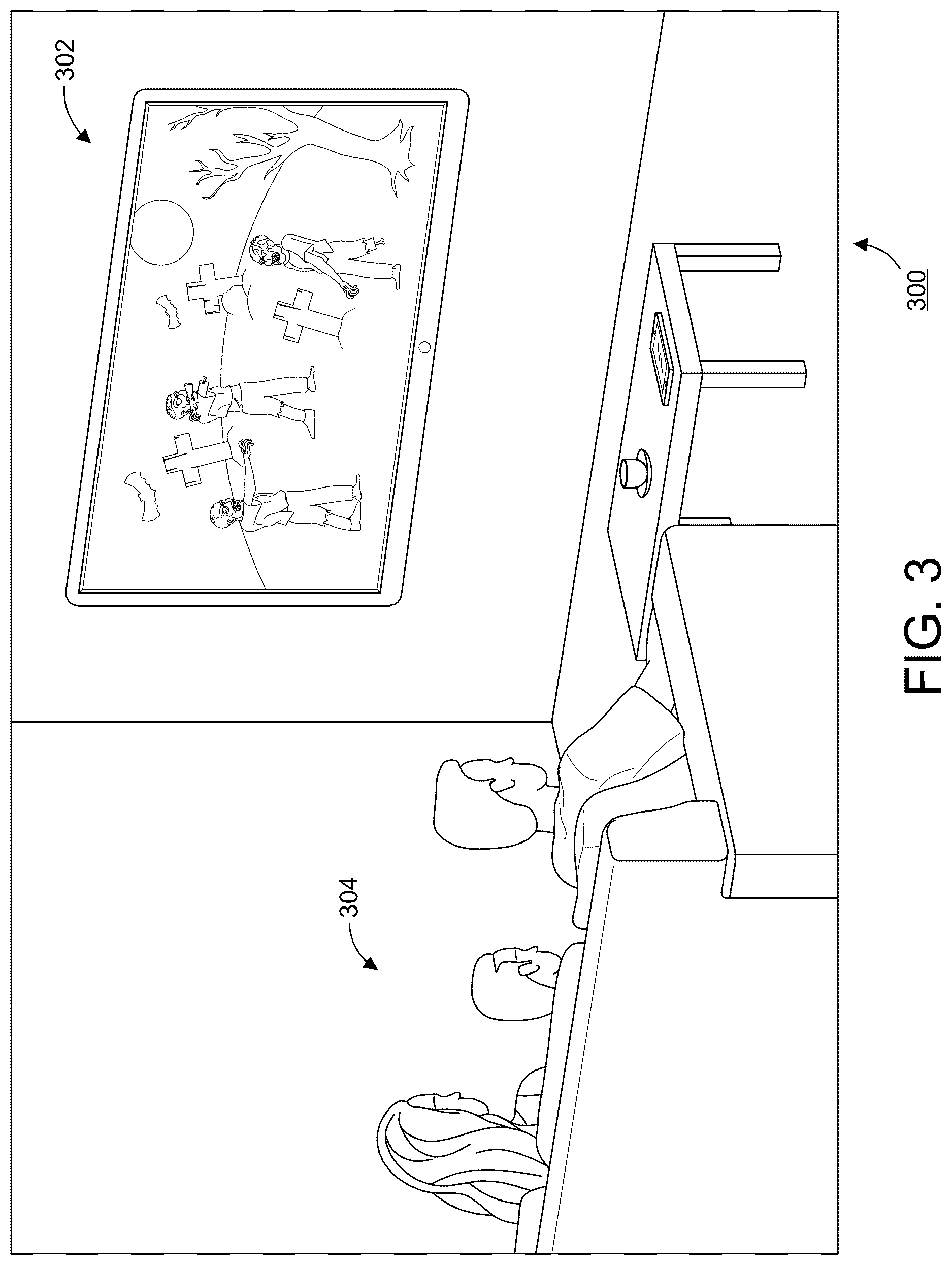 Patent US12621525 Figure 3 – Gesture-based parental control system