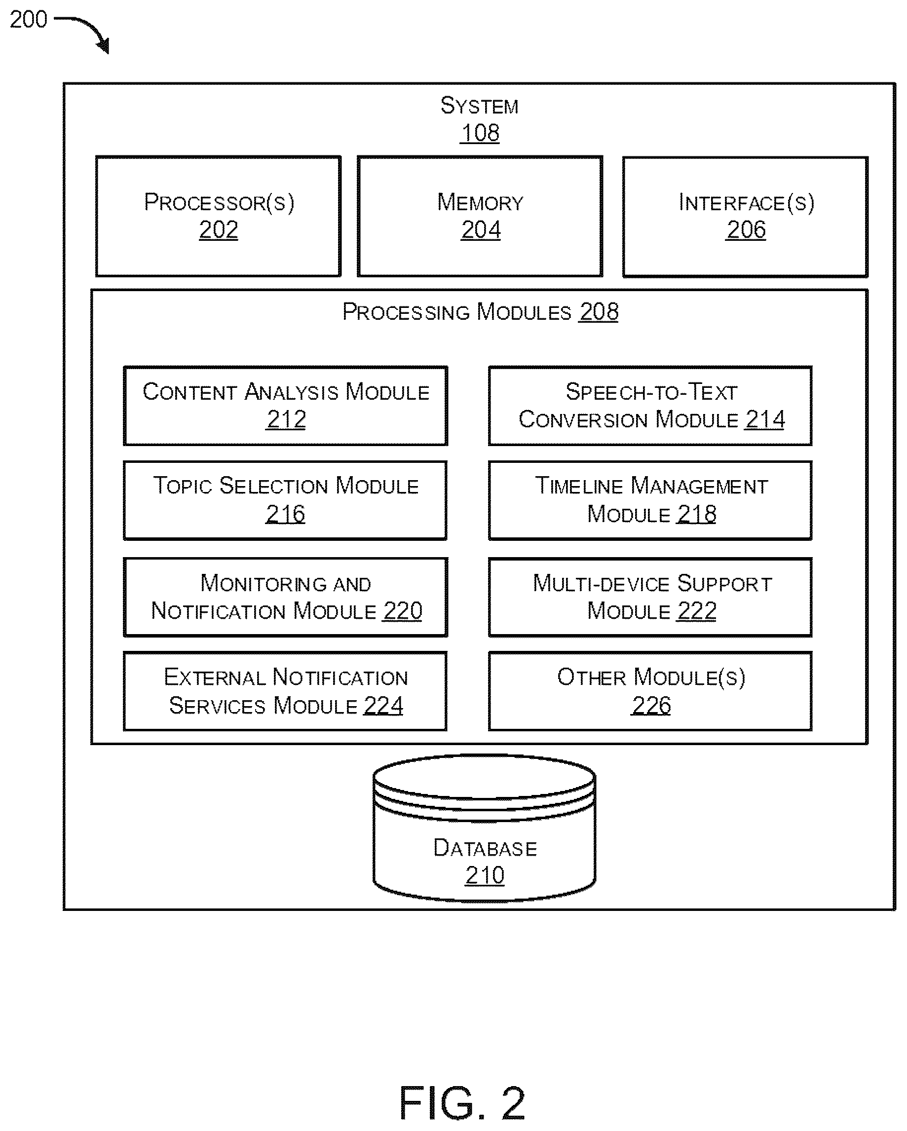 Patent US12621528 Figure 2 – Systems and methods for real-time segment notification