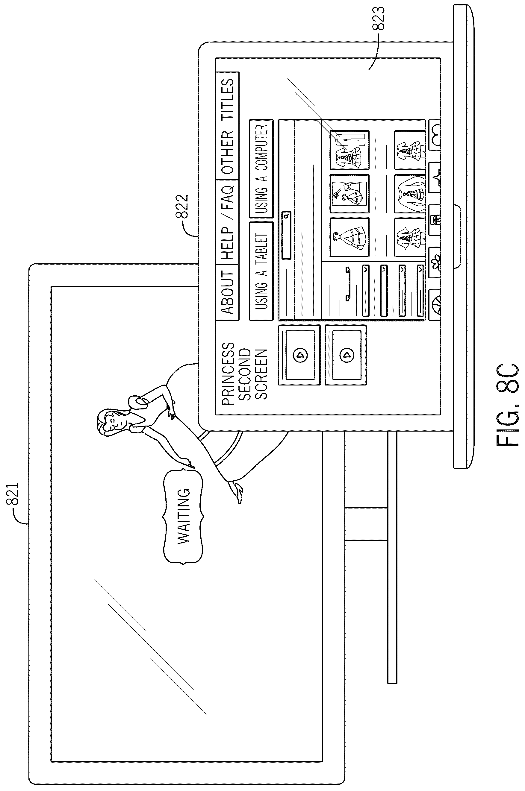 Patent US12621533 Figure 10 – Purchasable item actions associated with digital media methods and systems
