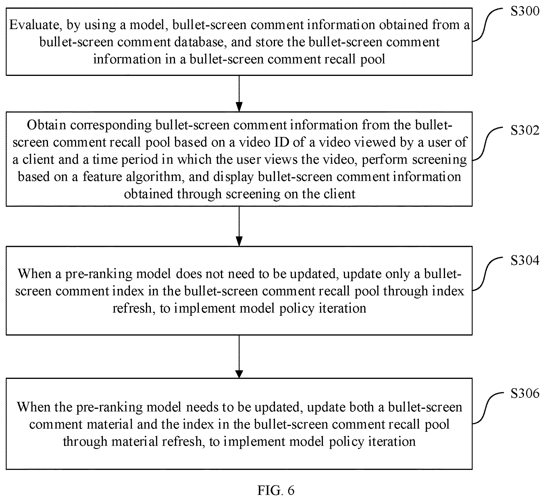 Patent US12621535 Figure 6 – Bullet-screen comment processing method and system