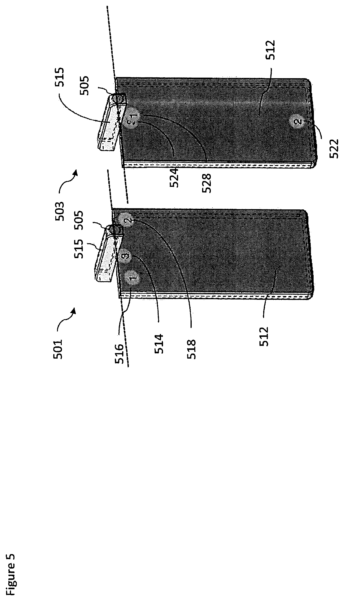 Patent US12621546 Figure 5 – Rotating camera and microphone configurations