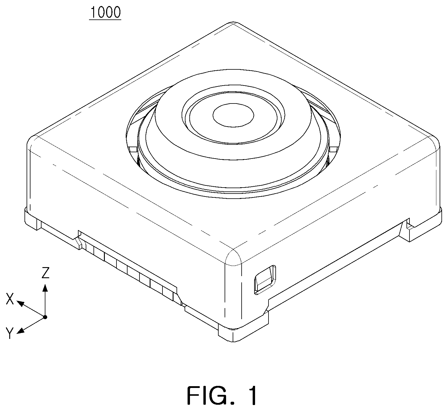 Patent US12621548 Figure 1 – Camera module