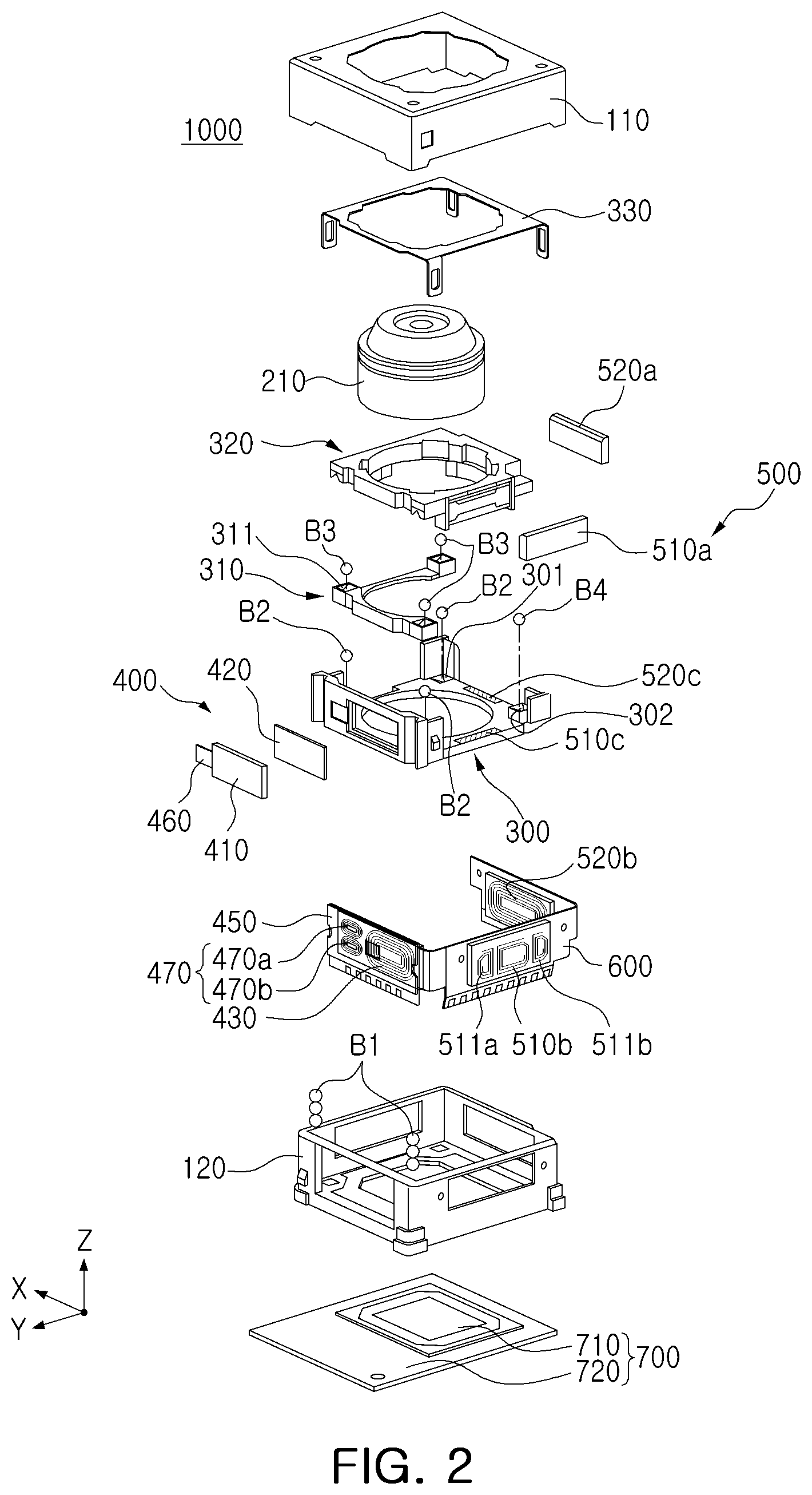 Patent US12621548 Figure 2 – Camera module
