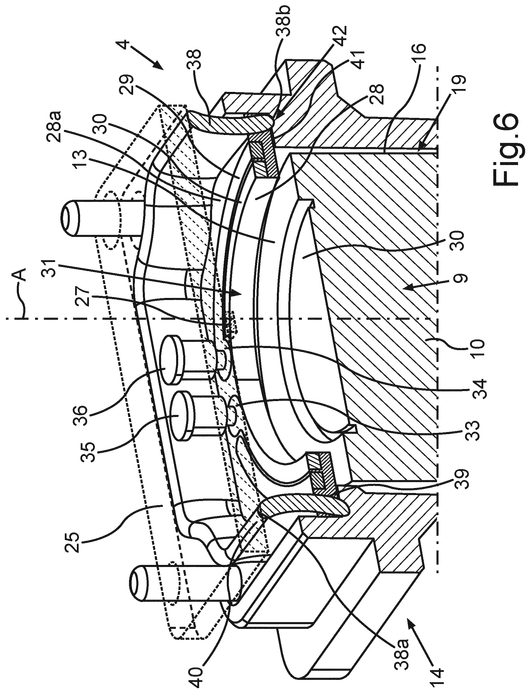 Patent US12621549 Figure 5 – Camera for a motor vehicle with specific sealing between a housing front part and a circuit board, as well as motor vehicle