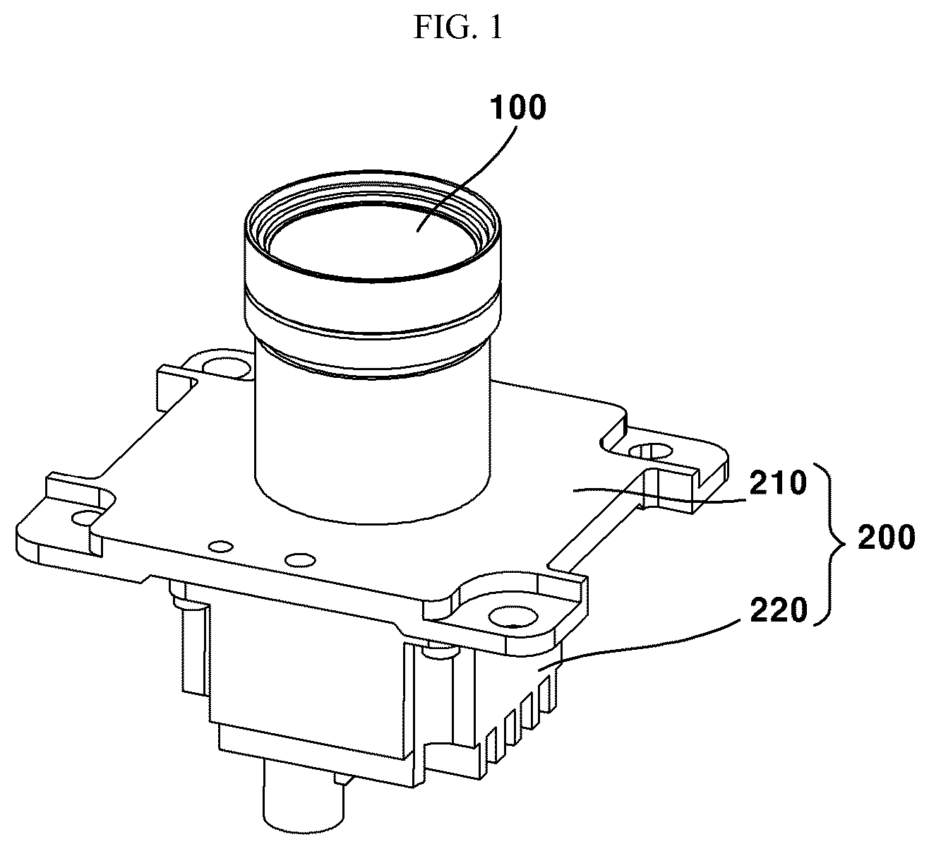 Patent US12621550 — Camera module — Figure 1