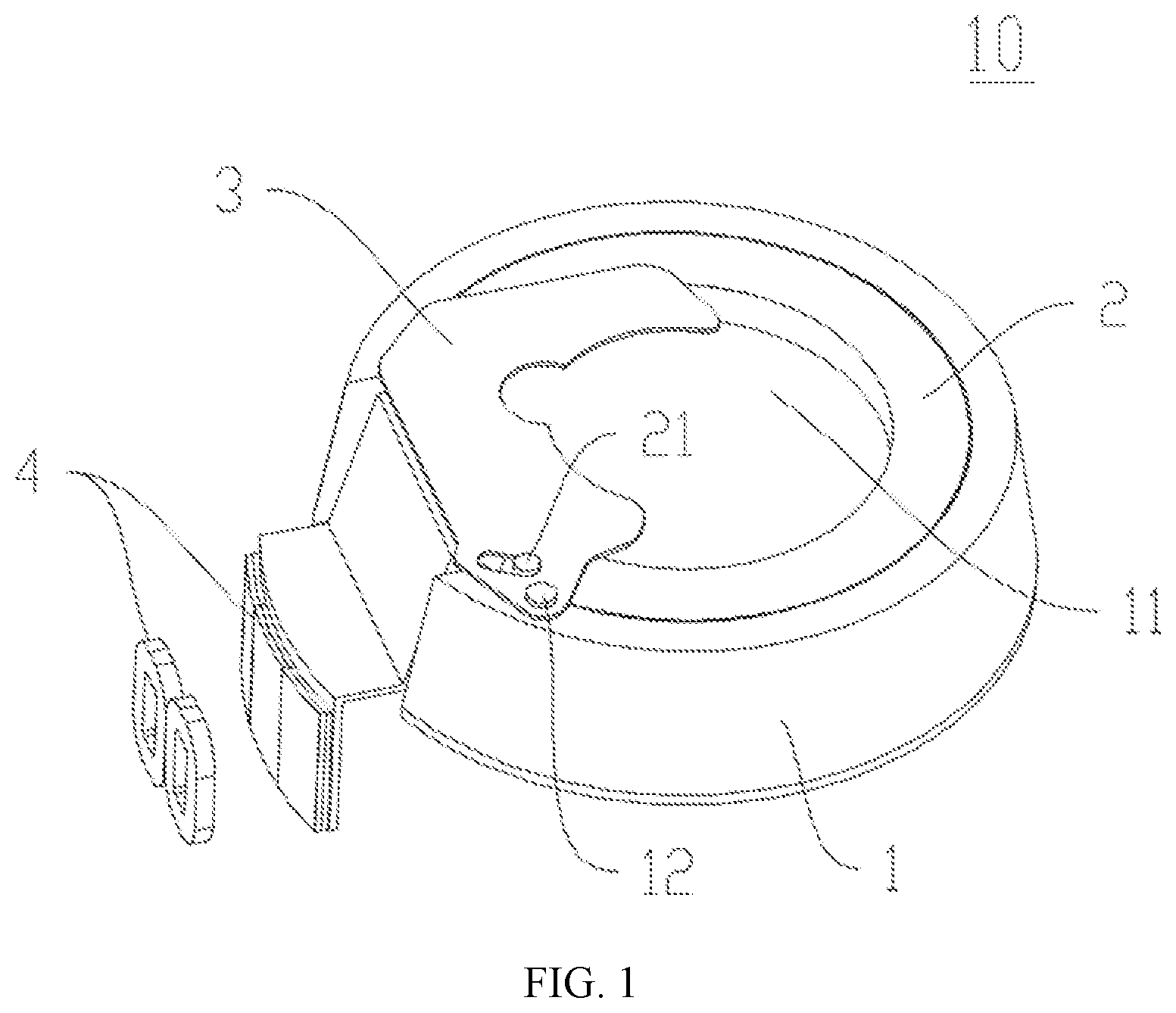Patent US12621551 Figure 1 – Variable aperture, camera module, and electronic device