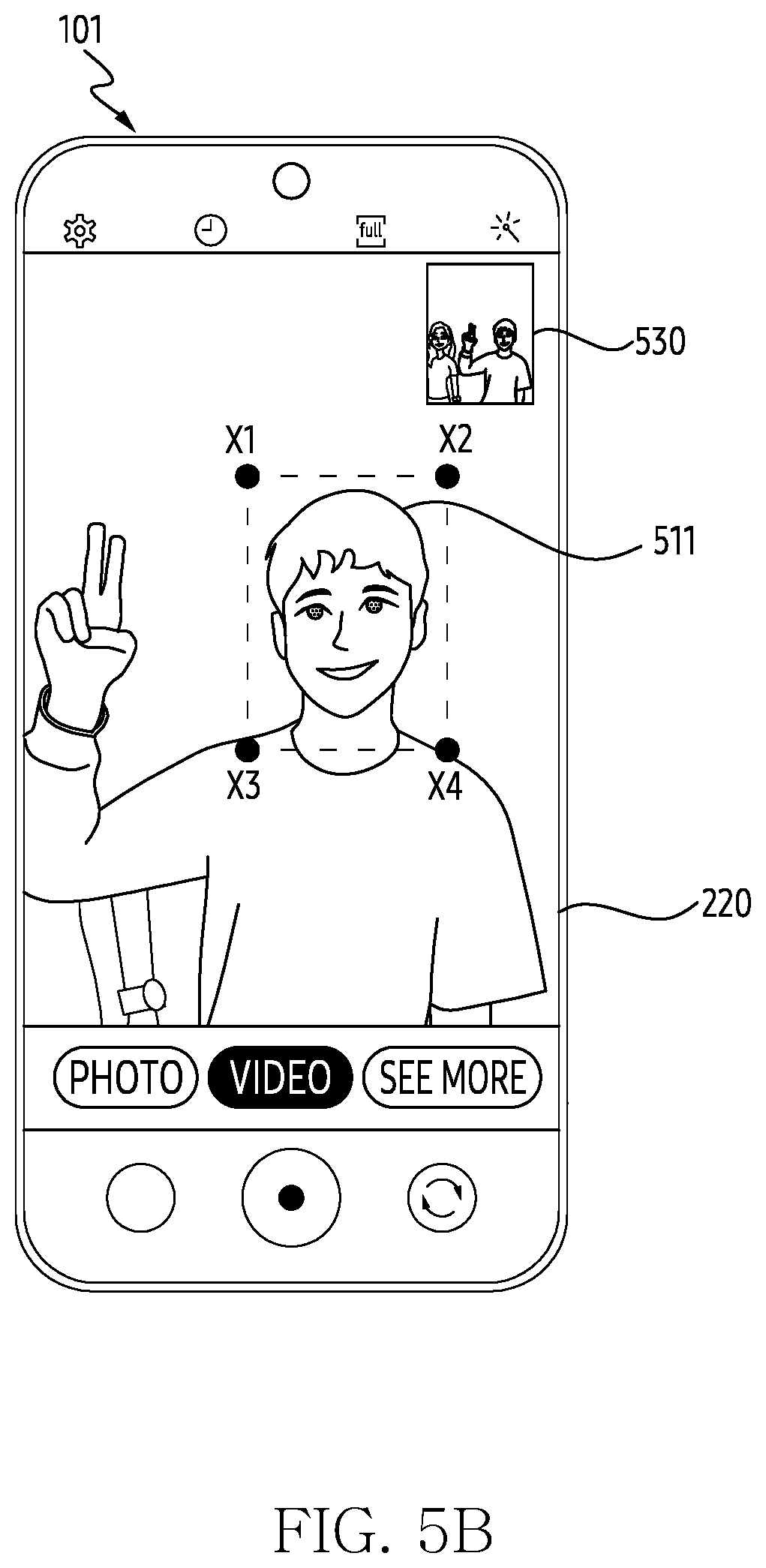 Patent US12621557 Figure 6 – Electronic device and method for displaying image based on interaction