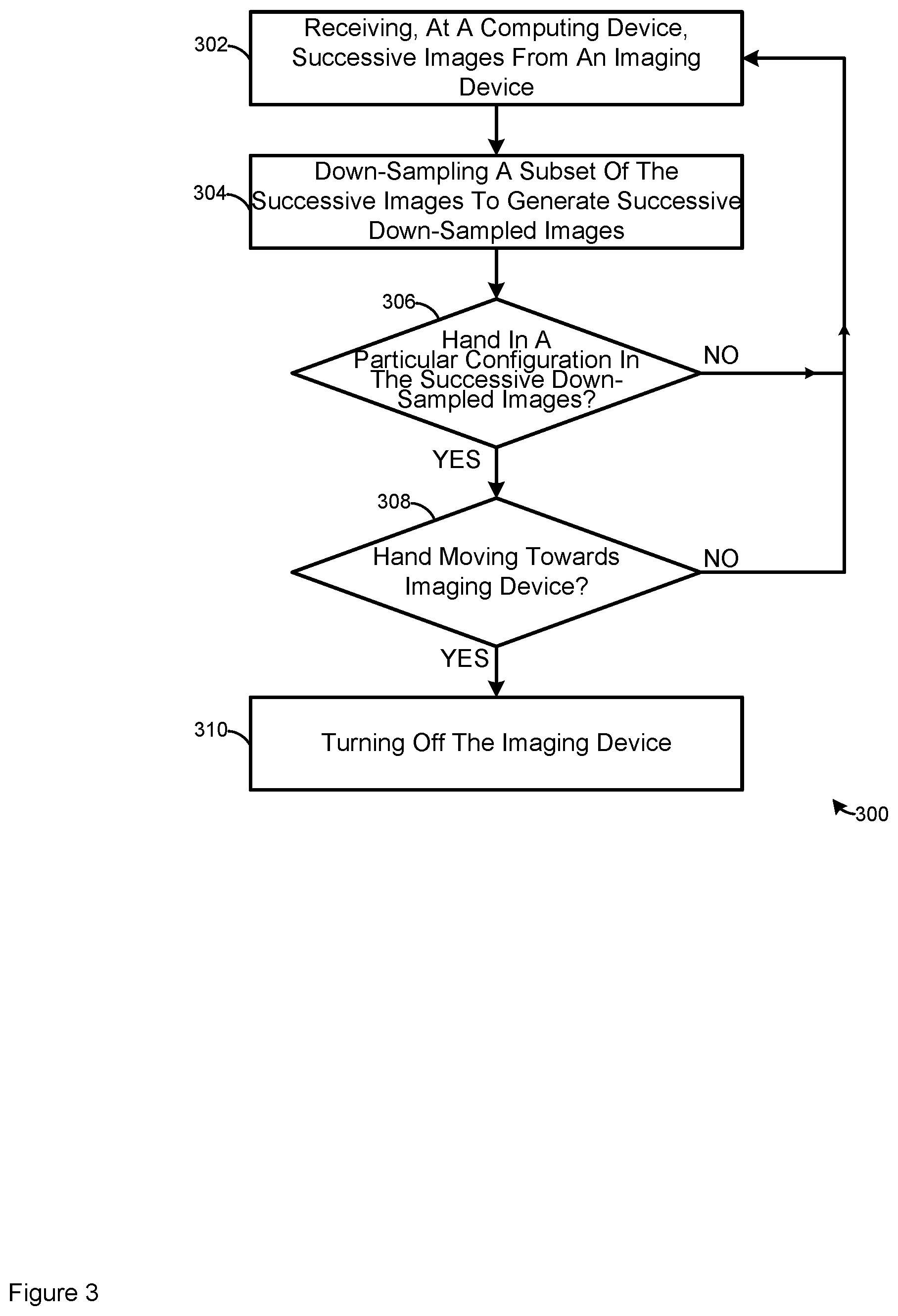 Patent US12621562 Figure 3 – Camera power state controls