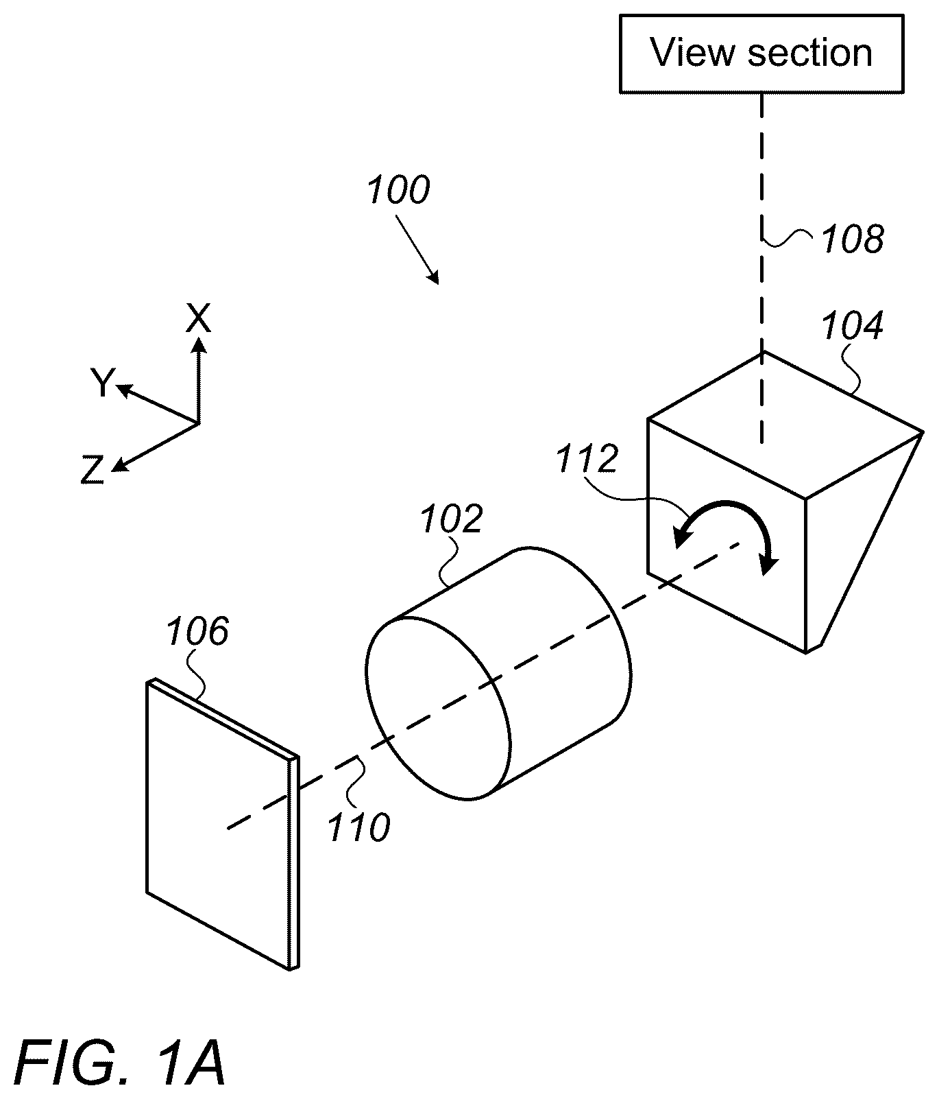 Patent US12621570 Figure 1 – Optical image stabilization in a scanning folded camera