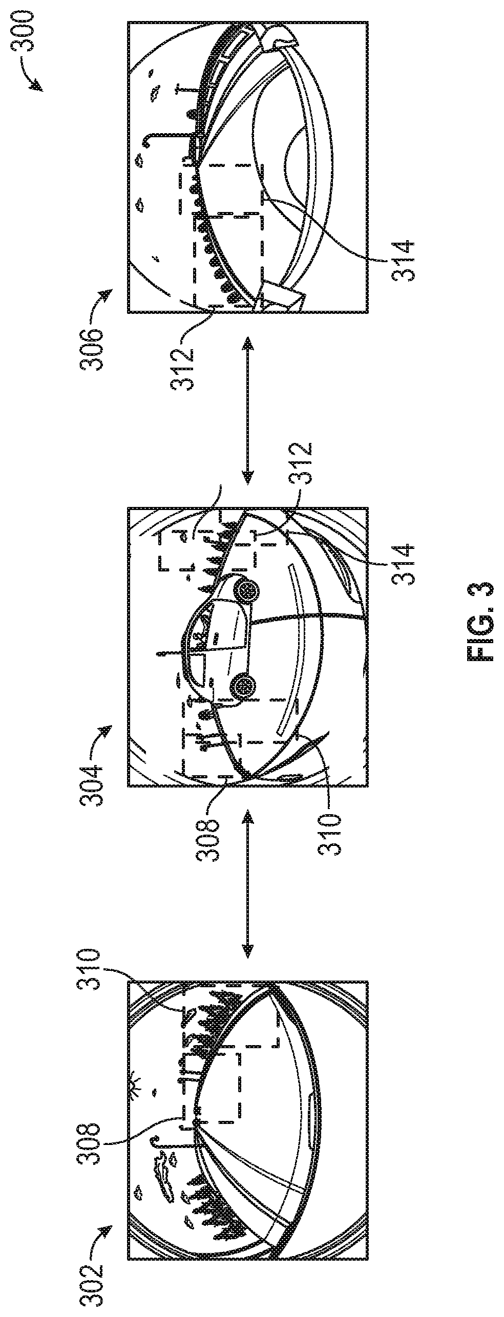 Patent US12621571 Figure 3 – Camera-to-camera transformation using multiple region matching and bundle adjustment