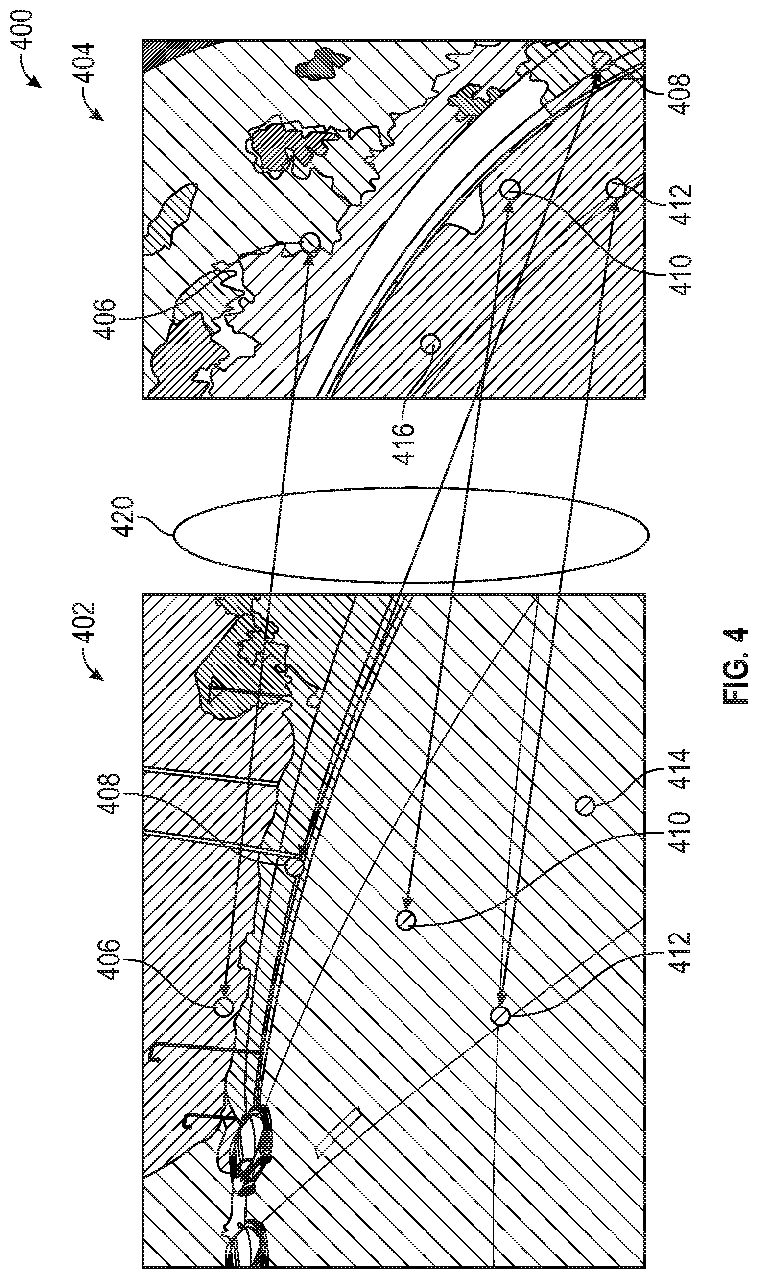 Patent US12621571 Figure 4 – Camera-to-camera transformation using multiple region matching and bundle adjustment
