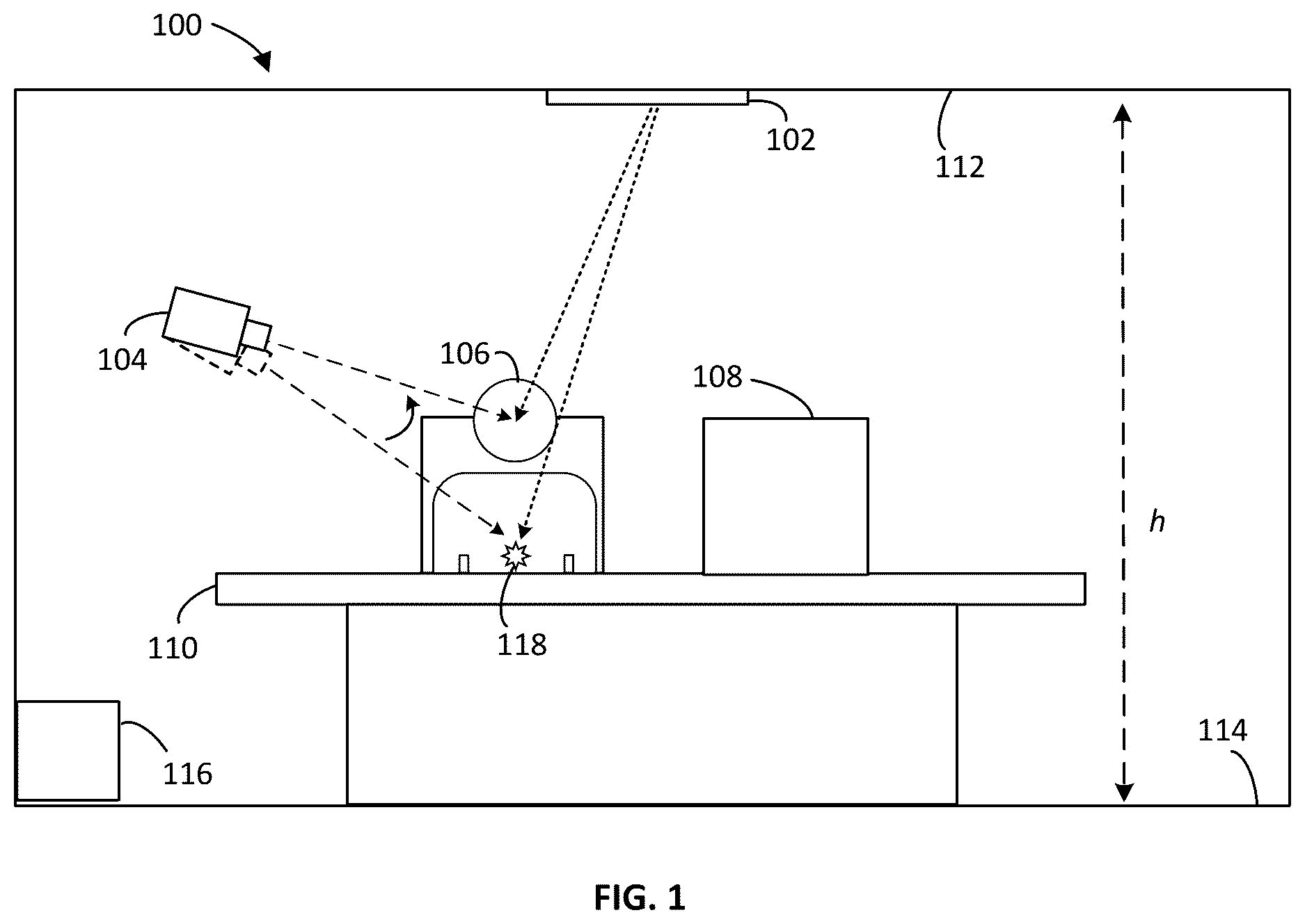 Patent US12621572 Figure 1 – Systems and methods for talker tracking and camera positioning in the presence of acoustic reflections