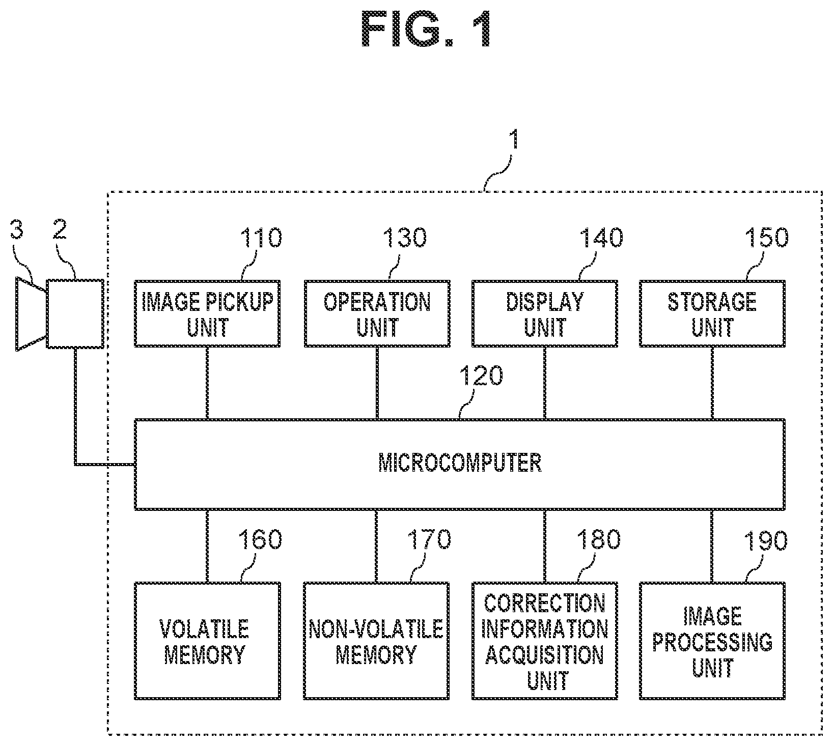 Patent US12621577 Figure 1 – Apparatus, optical apparatus, image pickup method, and non-transitory computer-readable storage medium for correcting aberration and density unevenness among a plurality of images