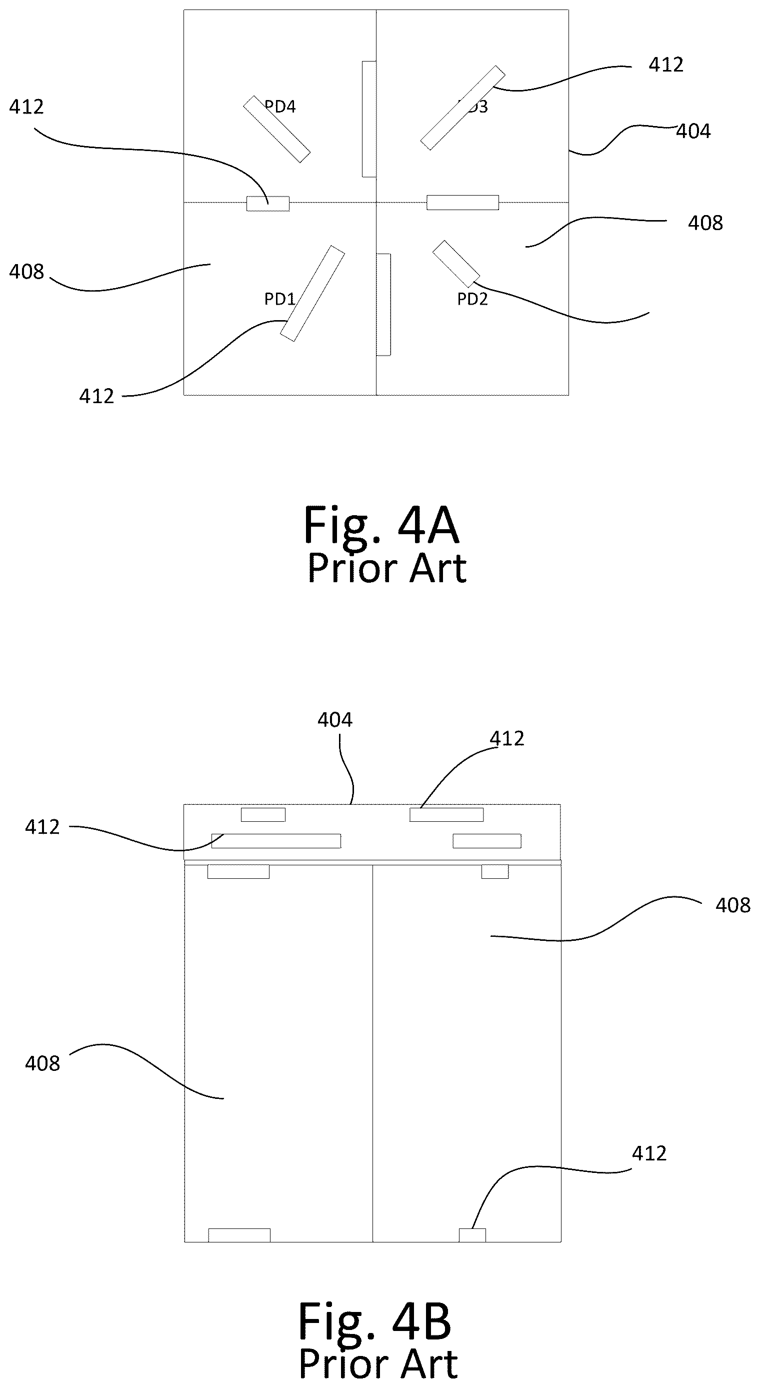 Patent US12621578 Figure 4 – Hyperspectral sensor with diffractive focusing elements and color filters