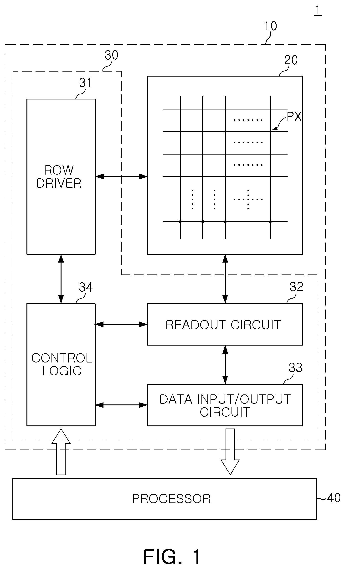 Patent US12621580 — Image sensor and electronic device including the same — Figure 1