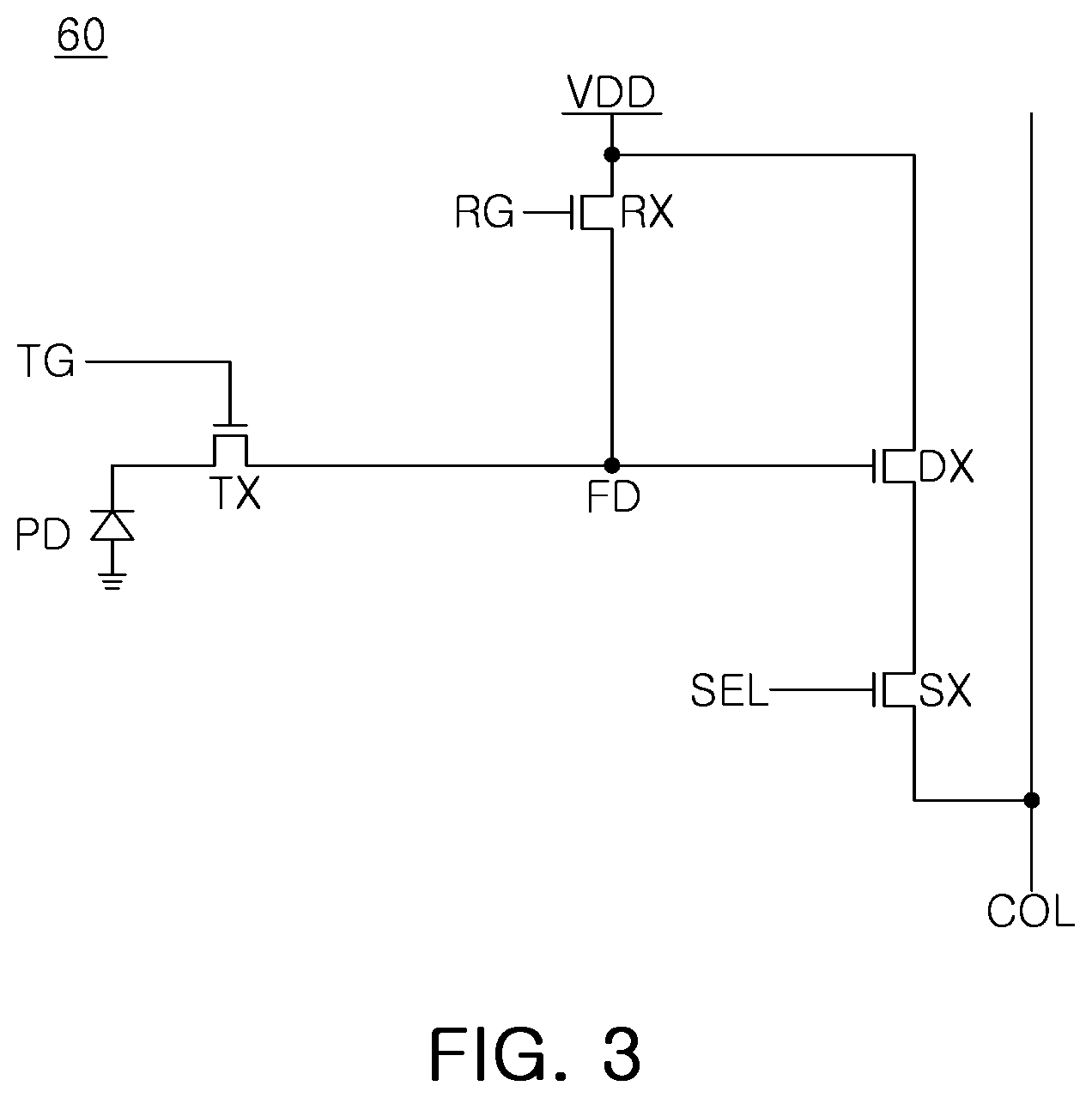 Patent US12621580 Figure 3 – Image sensor and electronic device including the same