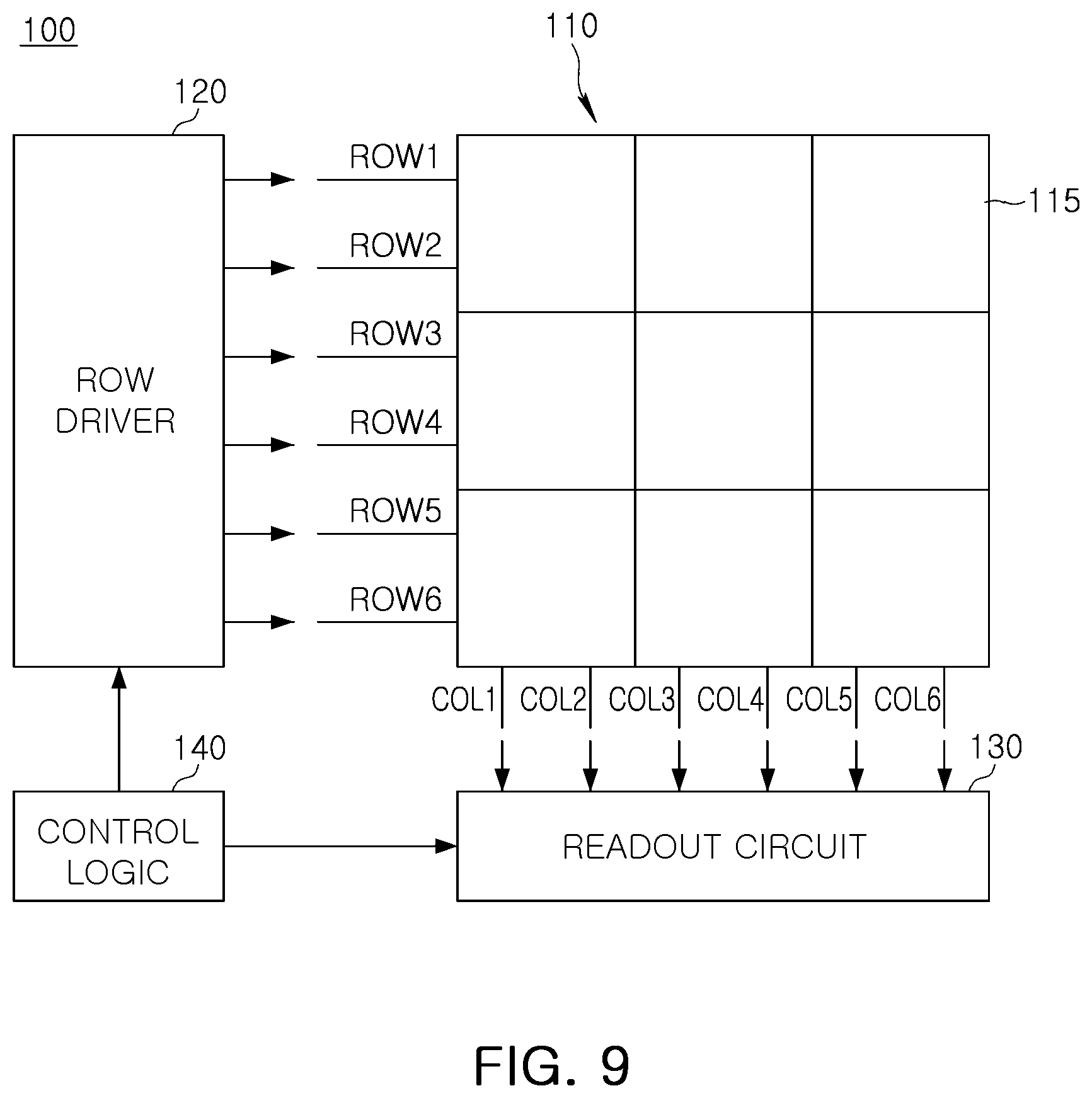 Patent US12621580 Figure 9 – Image sensor and electronic device including the same