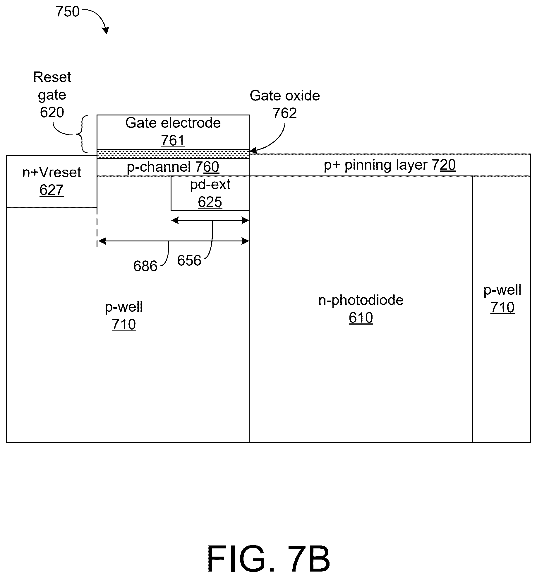Patent US12621581 Figure 8 – Reset gate for photodiode