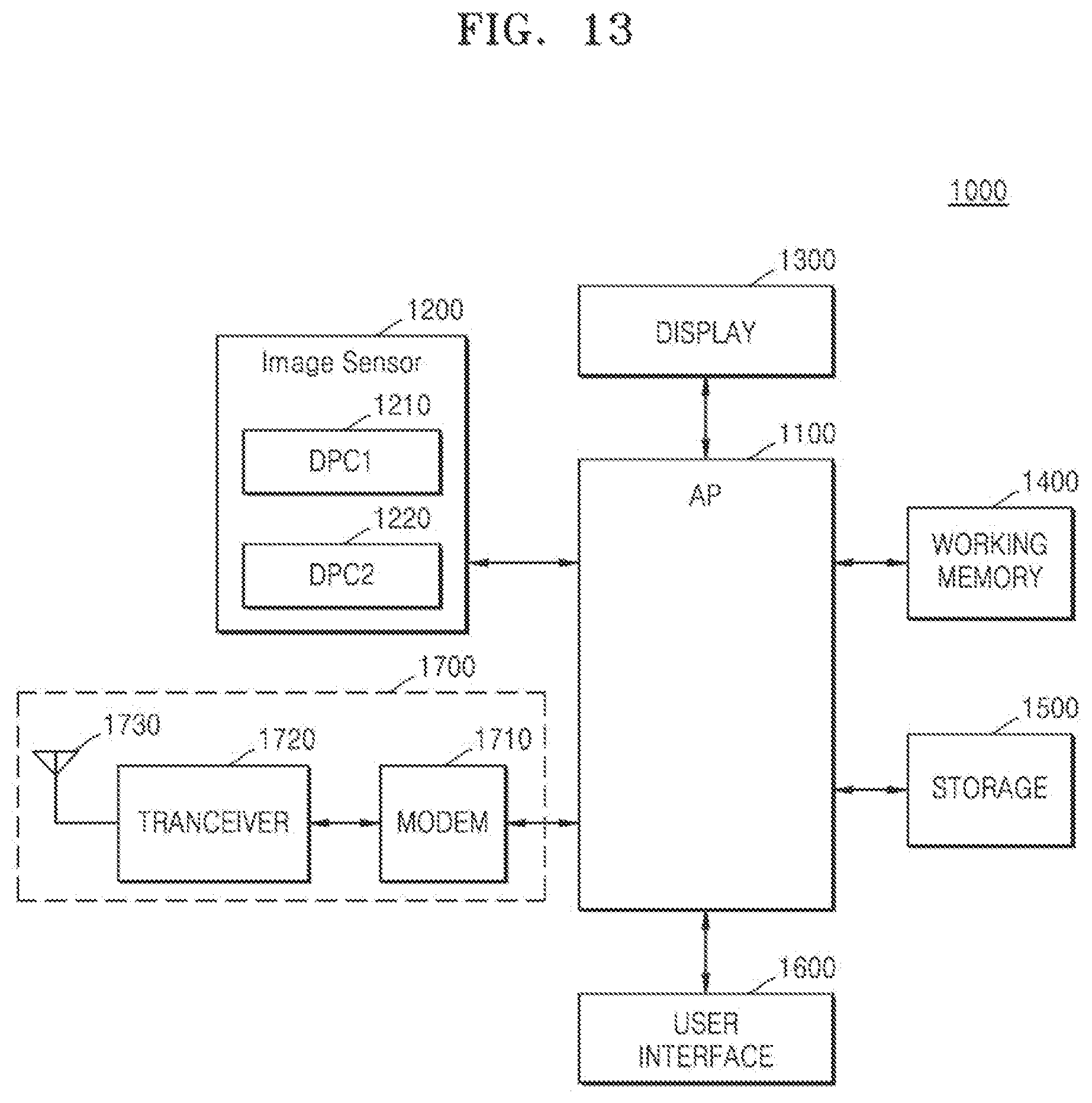 Patent US12621584 Figure 14 – Image sensor and operating method thereof