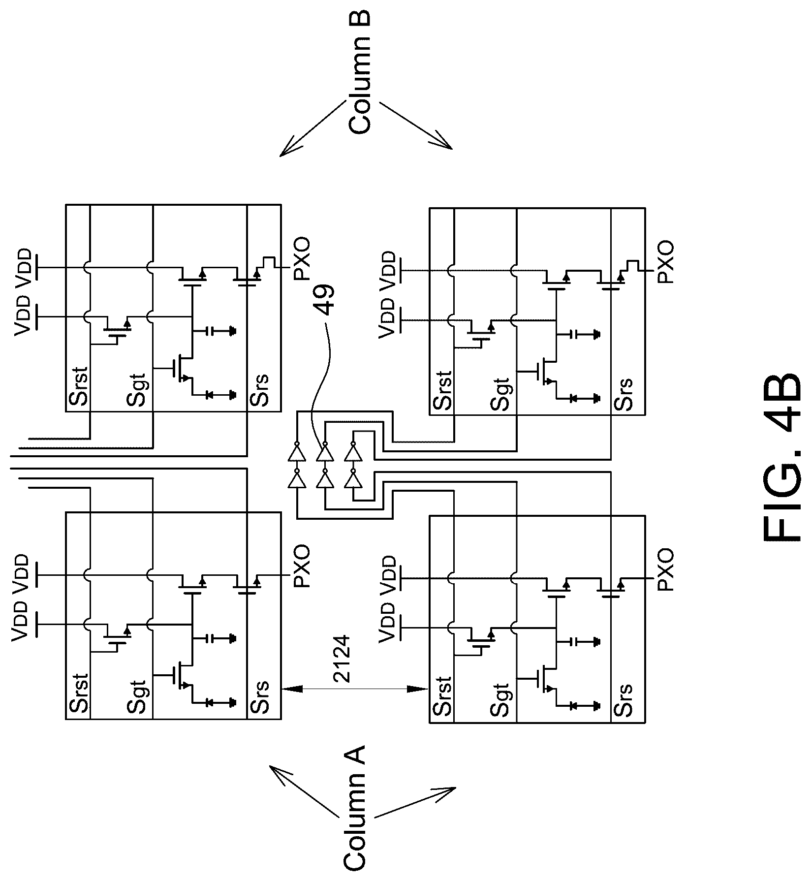 Patent US12621585 Figure 5 – Time delay integration sensor with in-pixel time delay integration