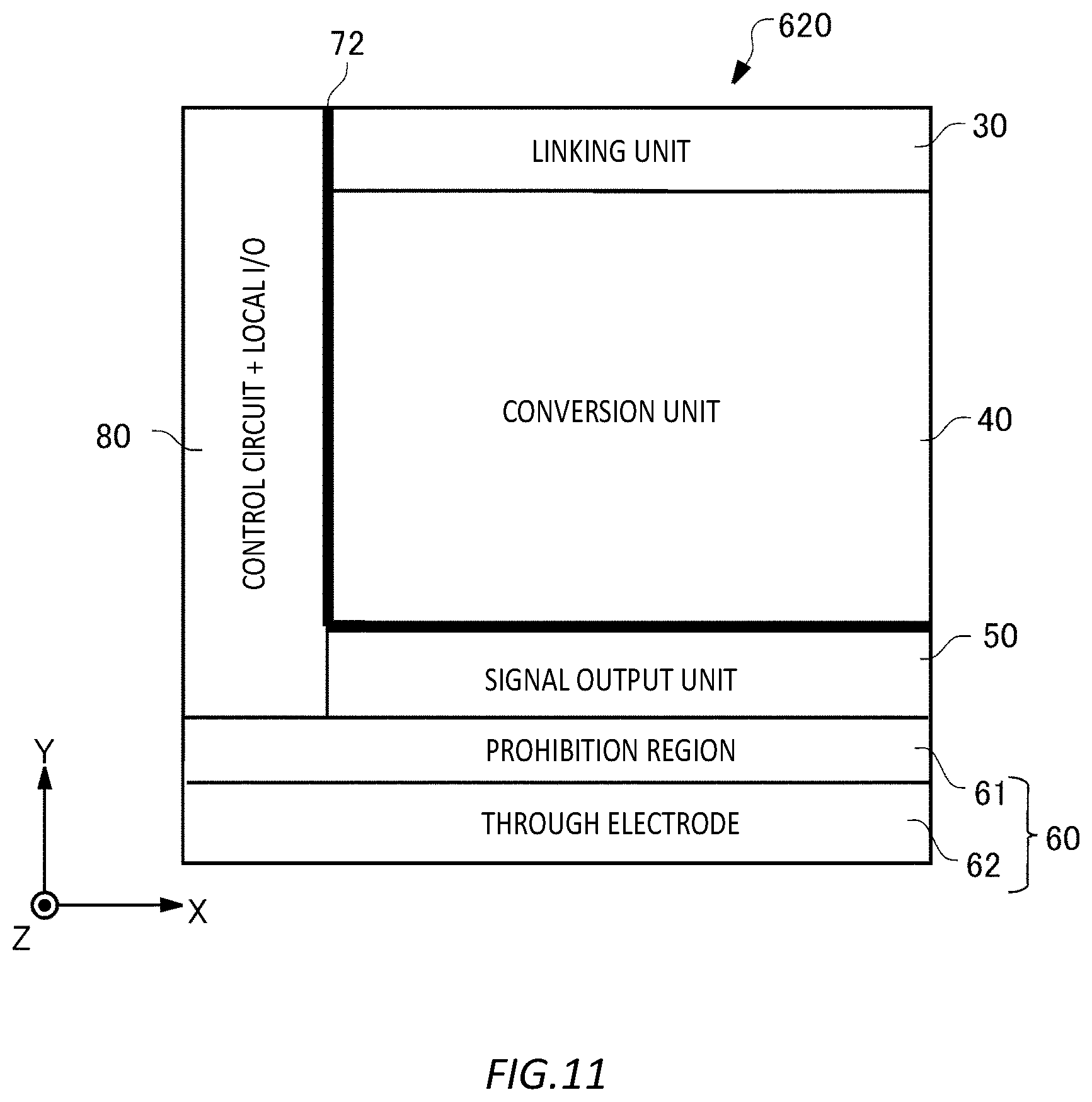 Patent US12621587 Figure 11 – Image capturing element and image capturing apparatus