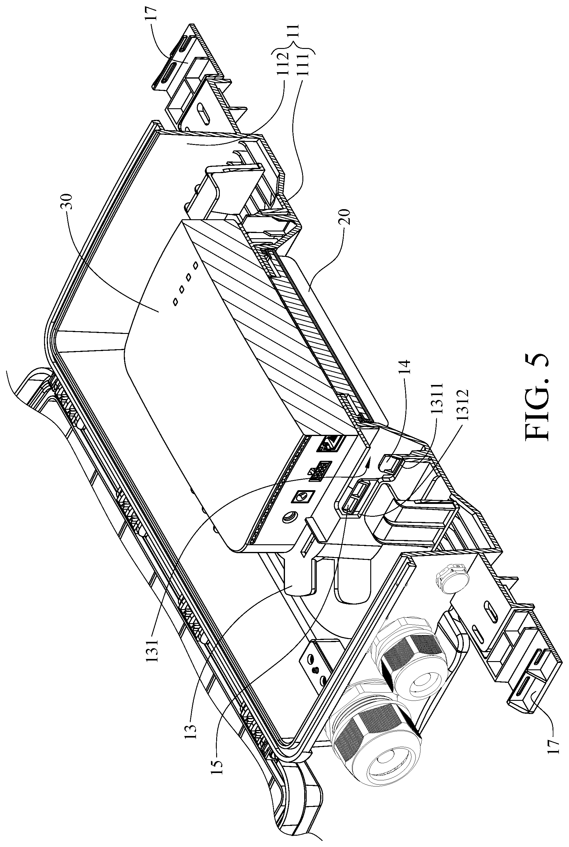 Patent US12621588 Figure 5 – Communication device