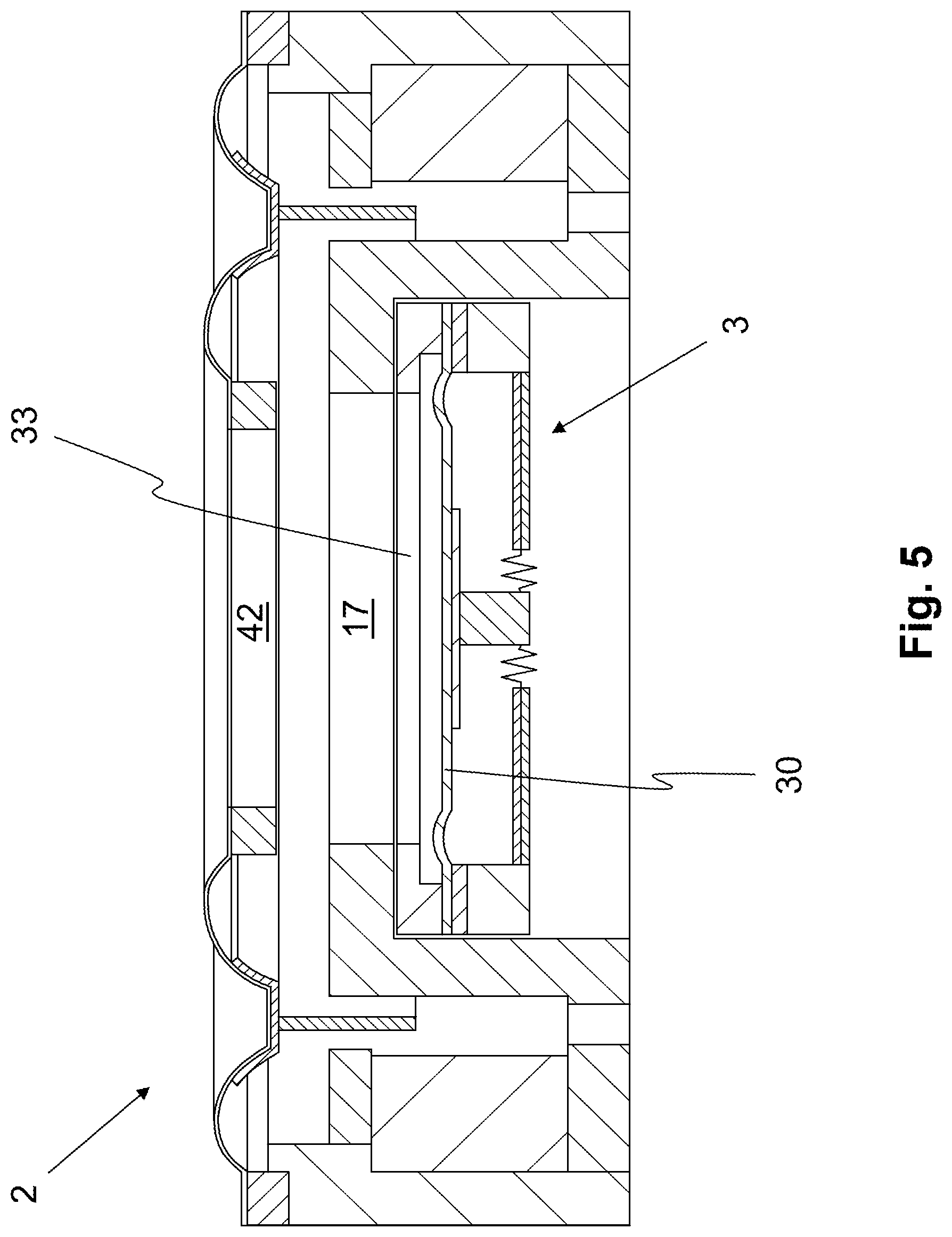 Patent US12621595 Figure 5 – Acoustic transducer unit
