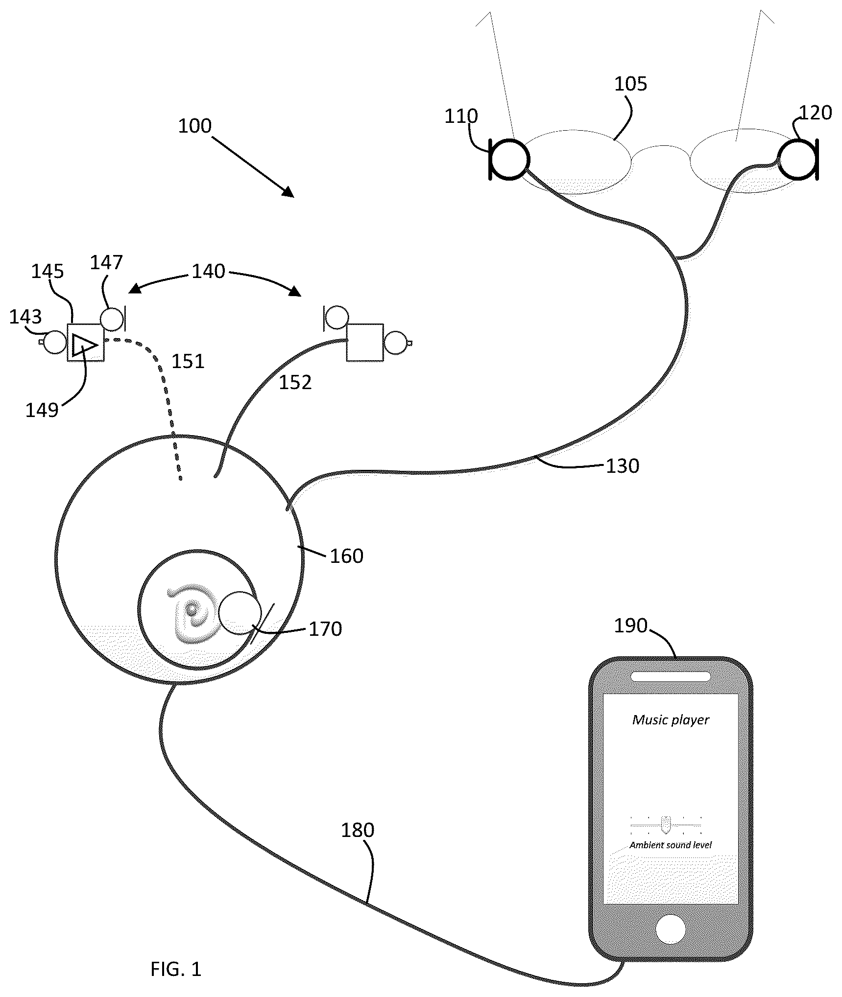 Patent US12621598 — Automatic keyword pass-through system — Figure 1