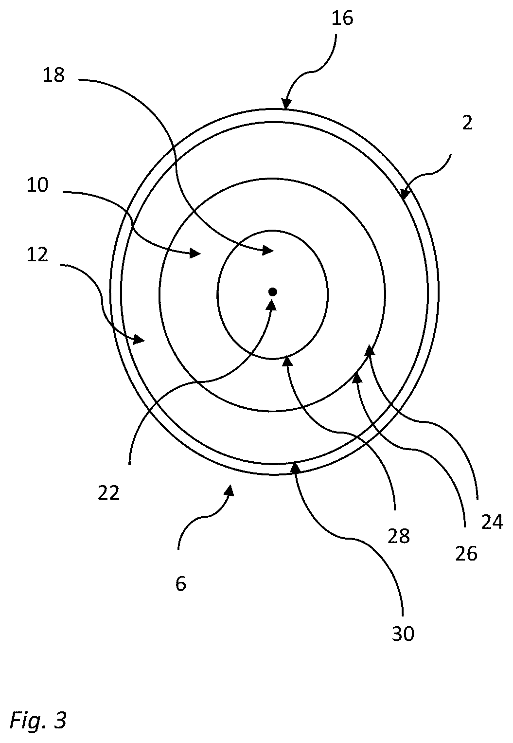 Patent US12621599 Figure 3 – On-the-ear ear cushion with multiple foams having different properties