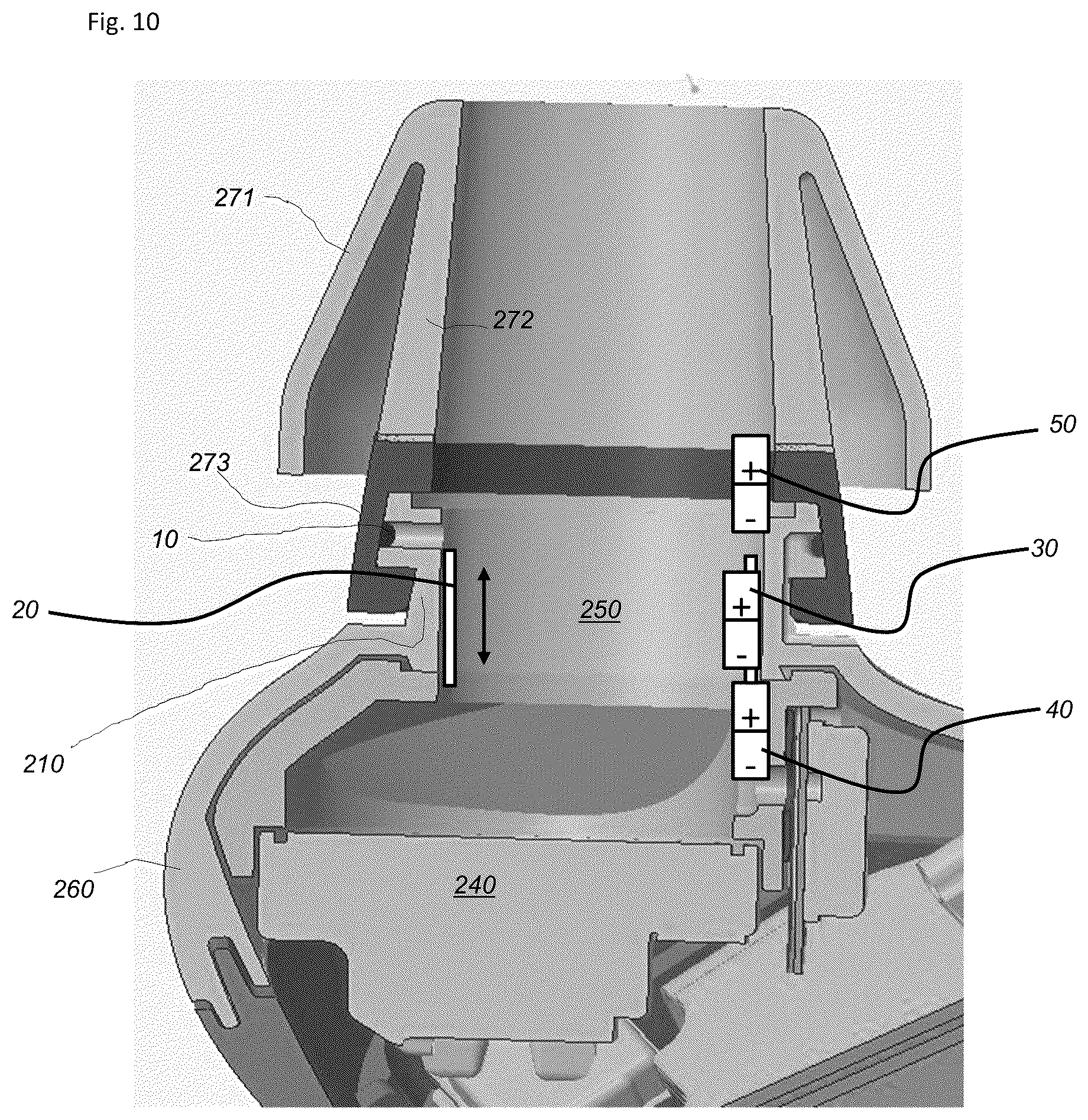 Patent US12621600 Figure 10 – Speaker device with bistable active vent