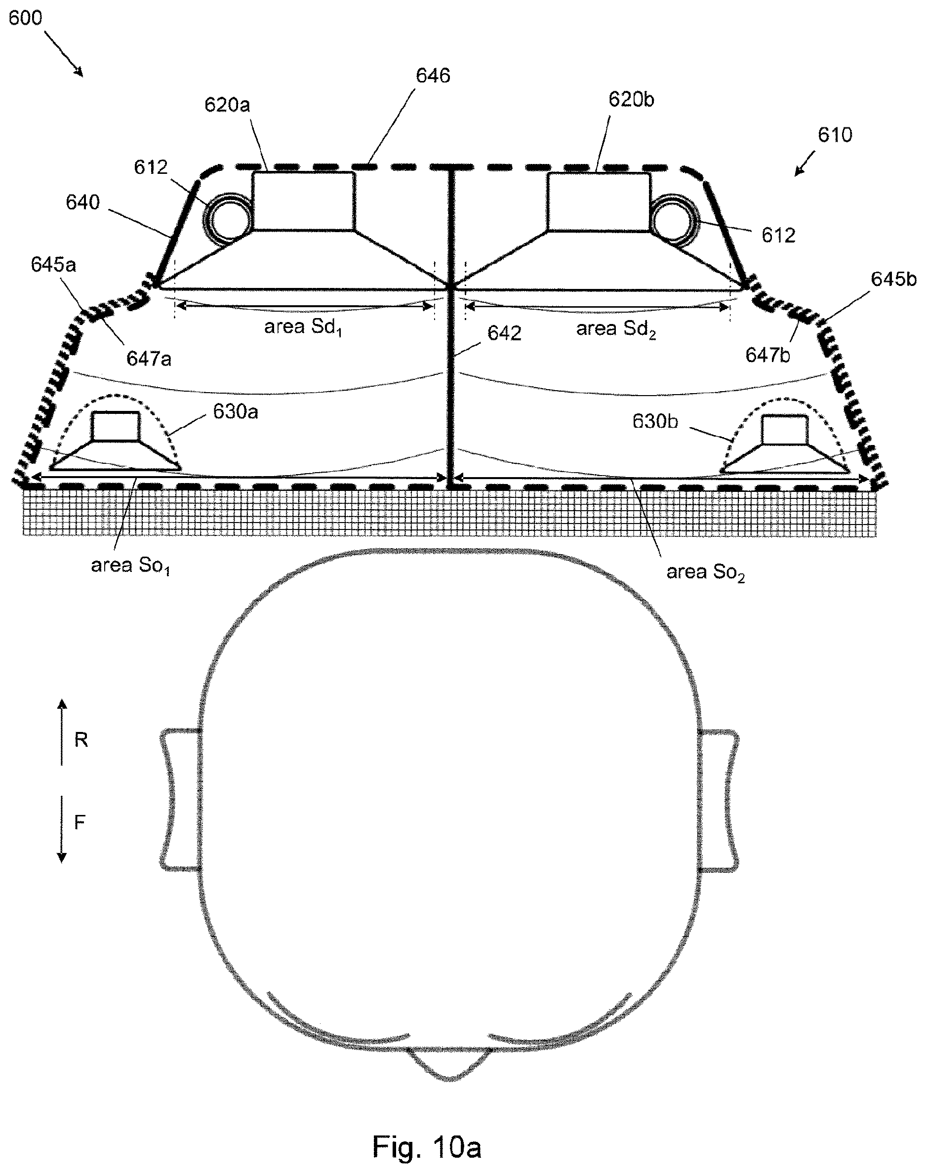 Patent US12621602 Figure 14 – Loudspeaker assembly for headrest