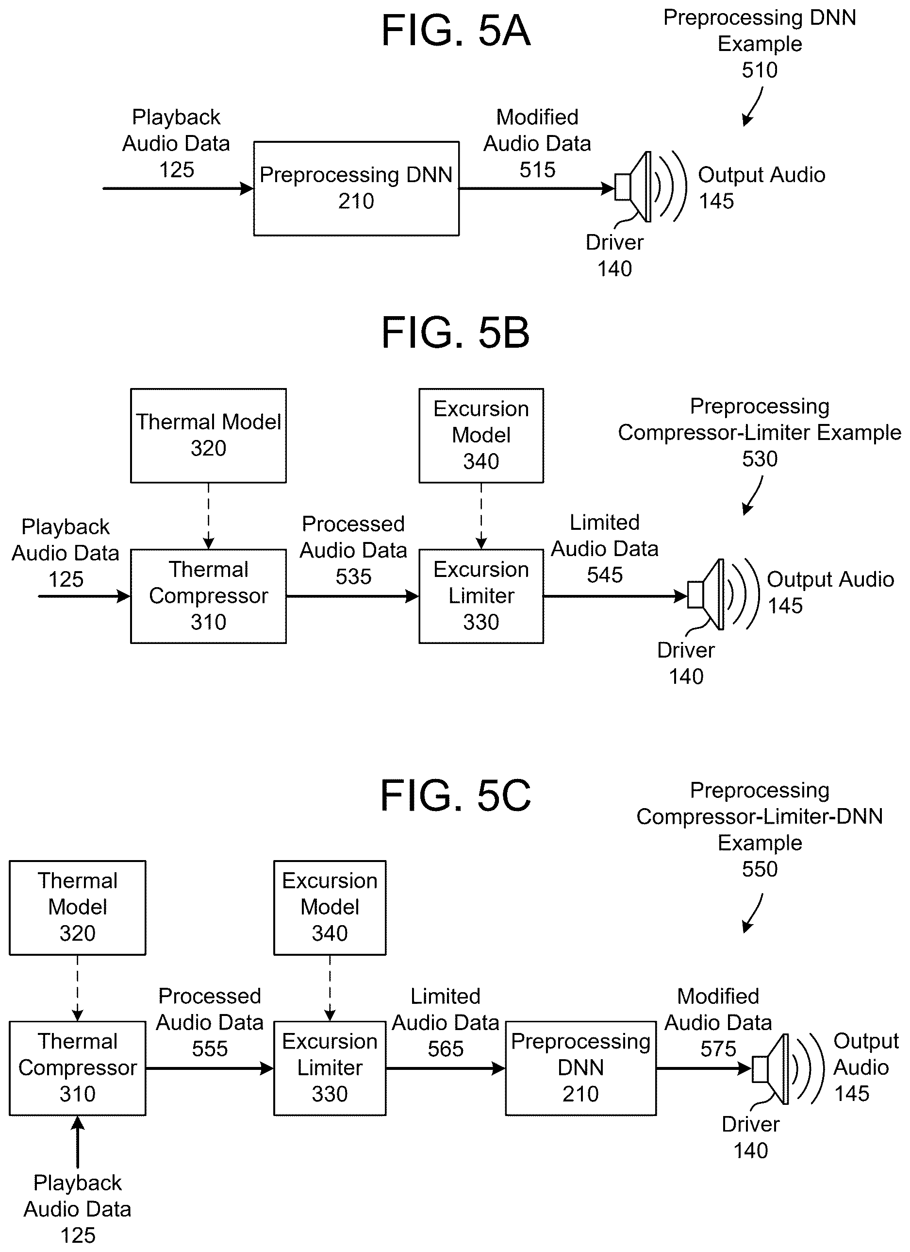 Patent US12621604 Figure 5 – Reduction of loudspeaker distortion