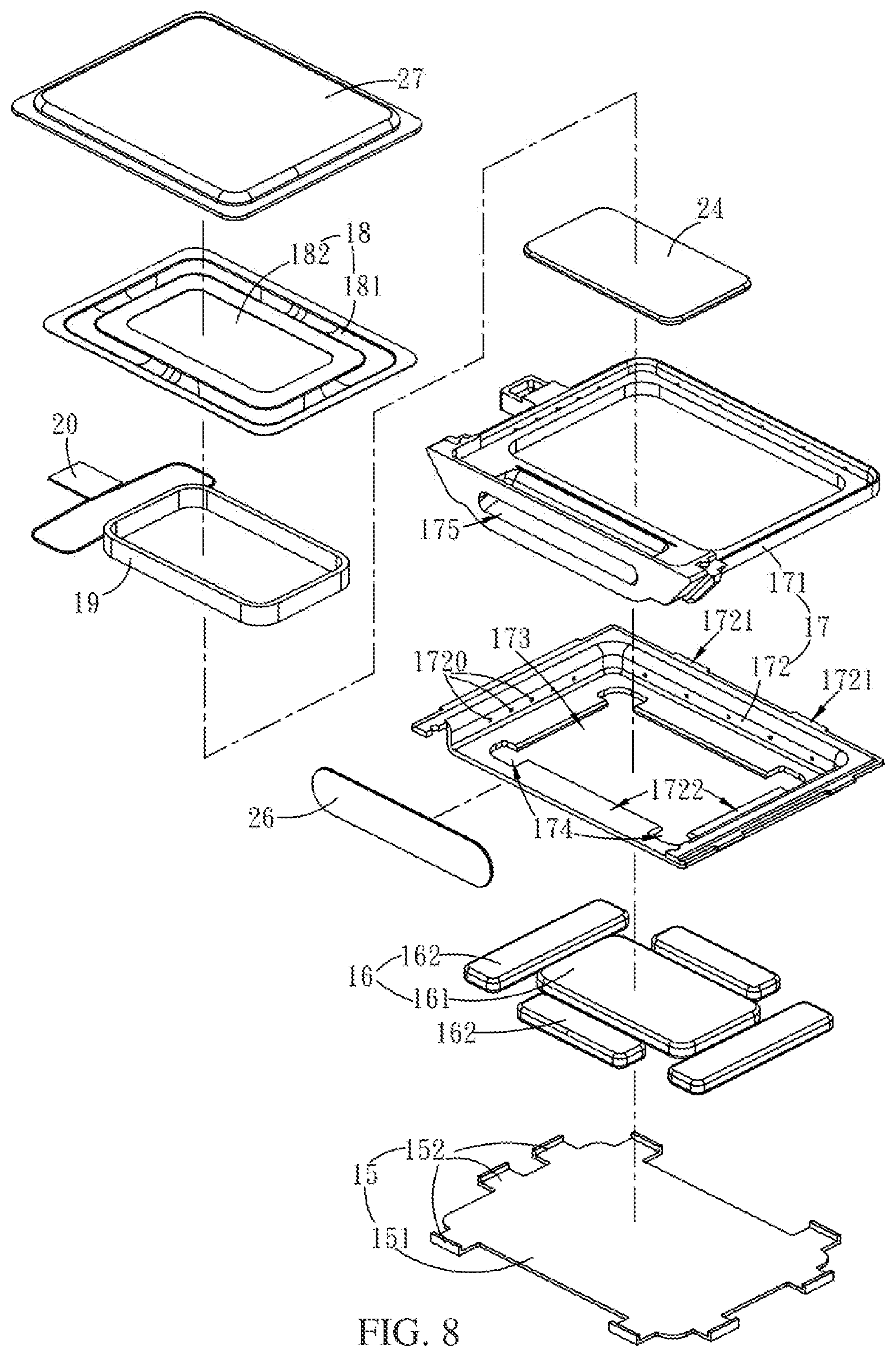 Patent US12621610 Figure 8 – Electronic device
