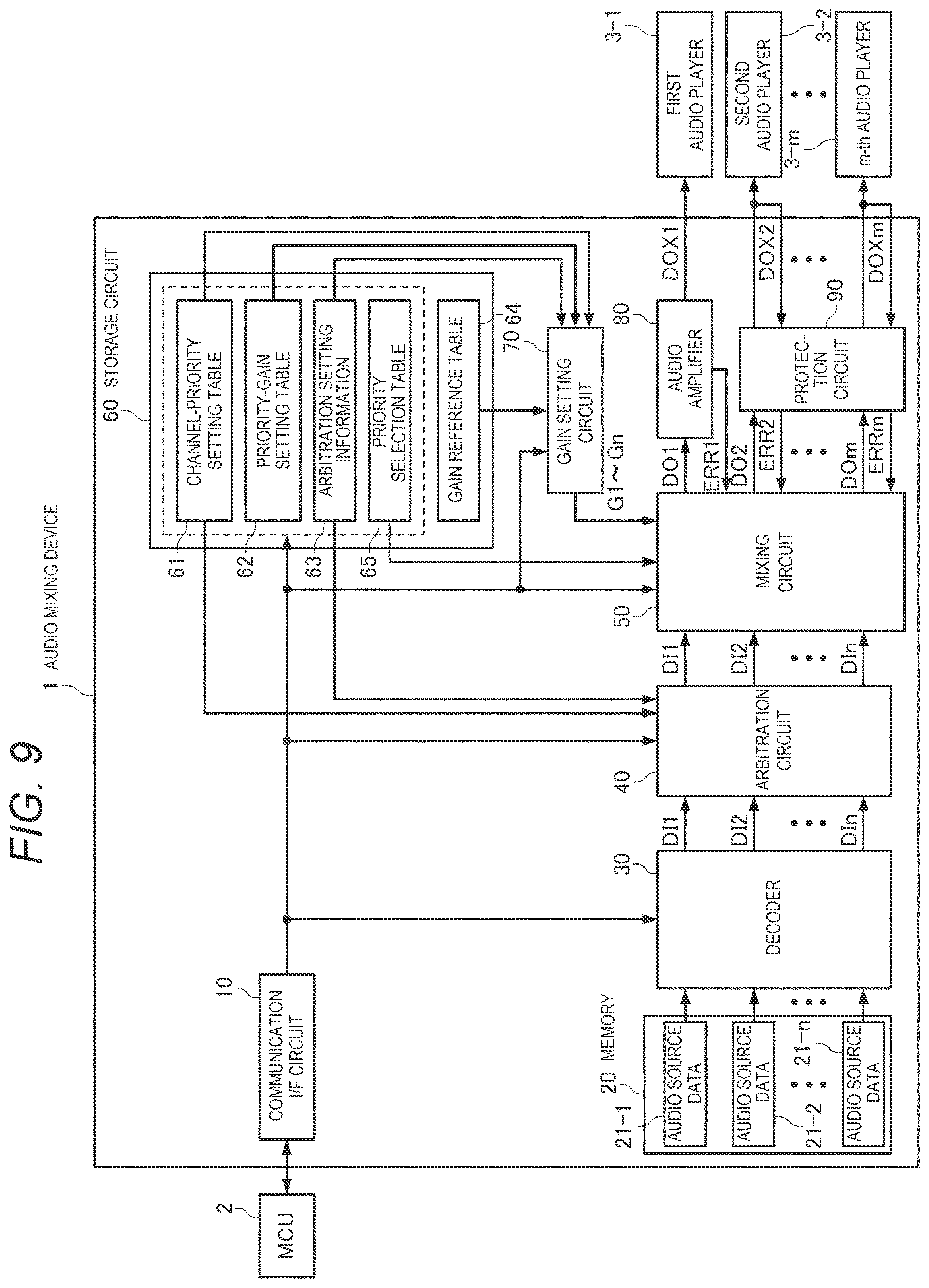 Patent US12621624 Figure 8 – Audio mixing device and electronic device