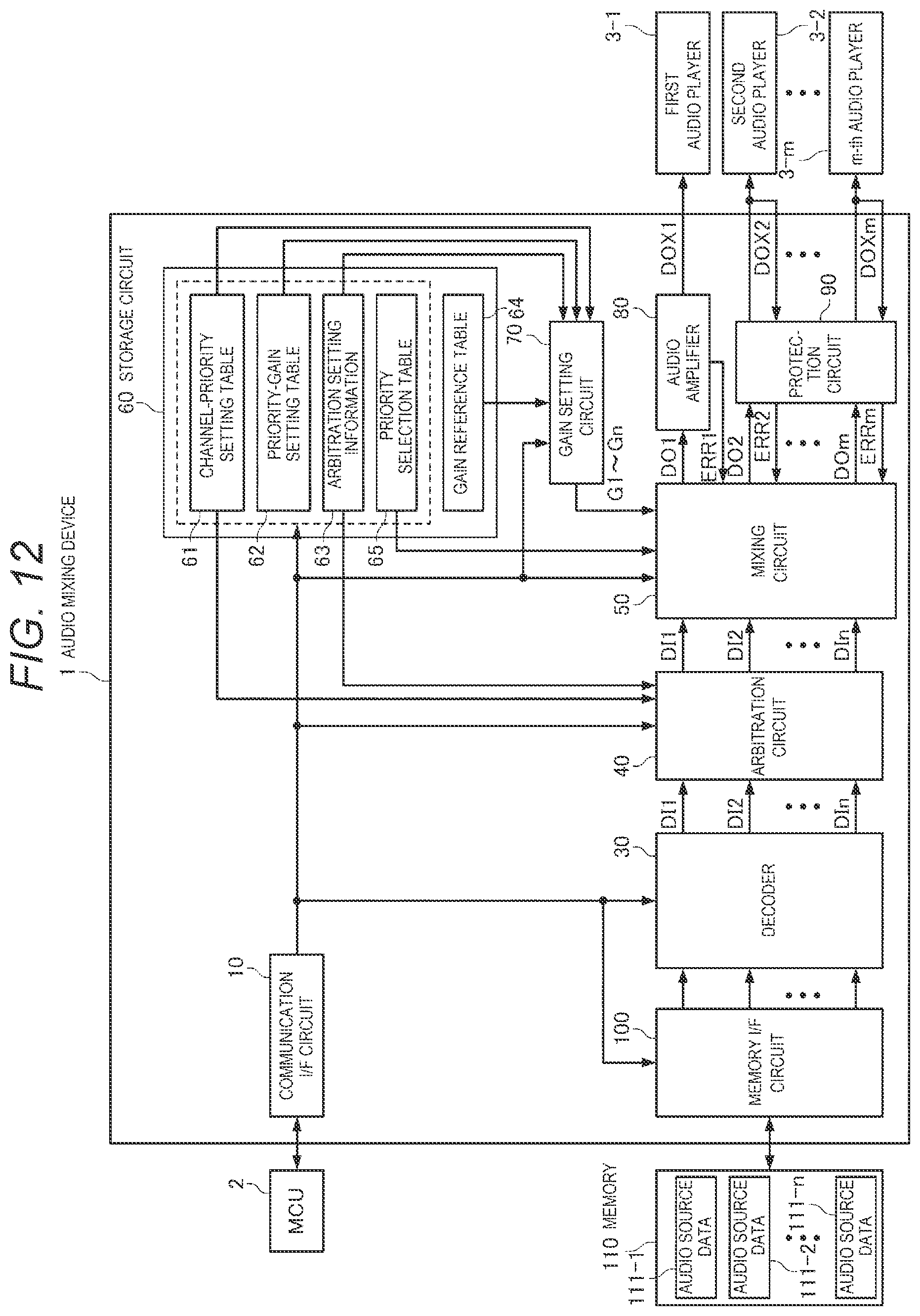 Patent US12621624 Figure 11 – Audio mixing device and electronic device