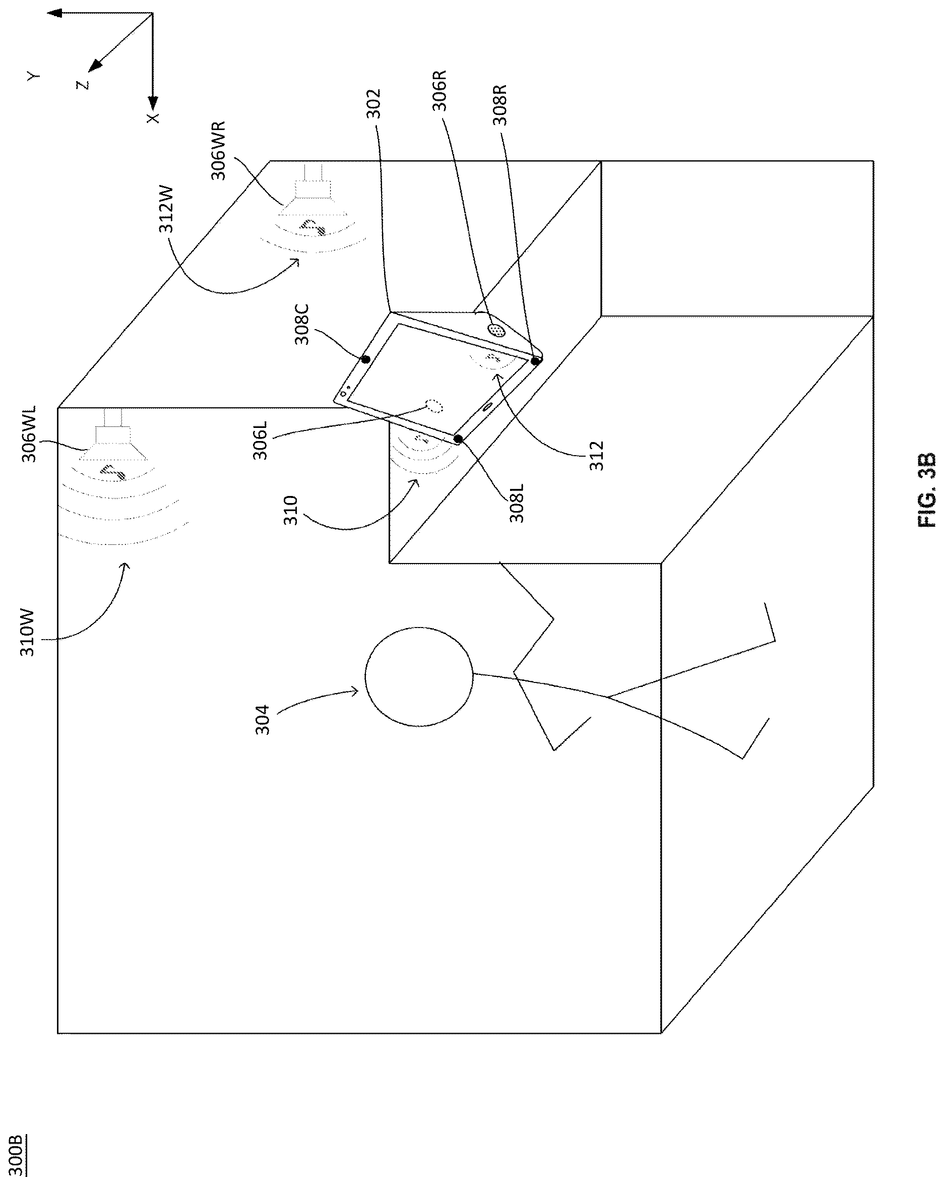 Patent US12621625 Figure 5 – Spatial audio communication between devices with speaker array and/or microphone array