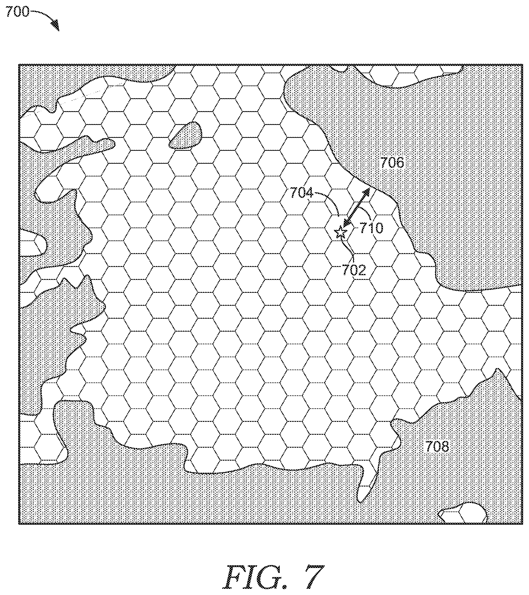 Patent US12621632 Figure 7 – No service emergency locate for network coverage