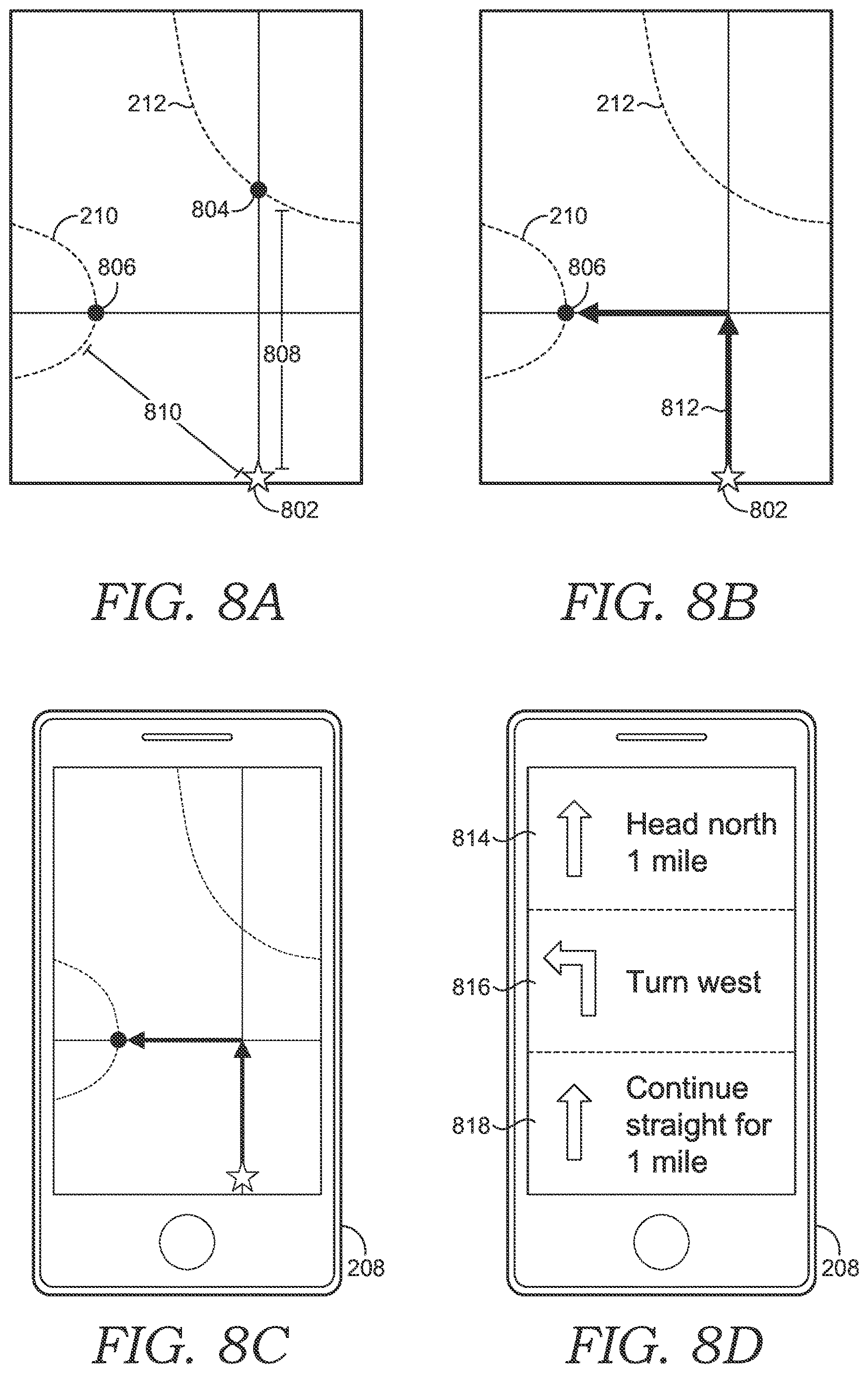 Patent US12621632 Figure 8 – No service emergency locate for network coverage