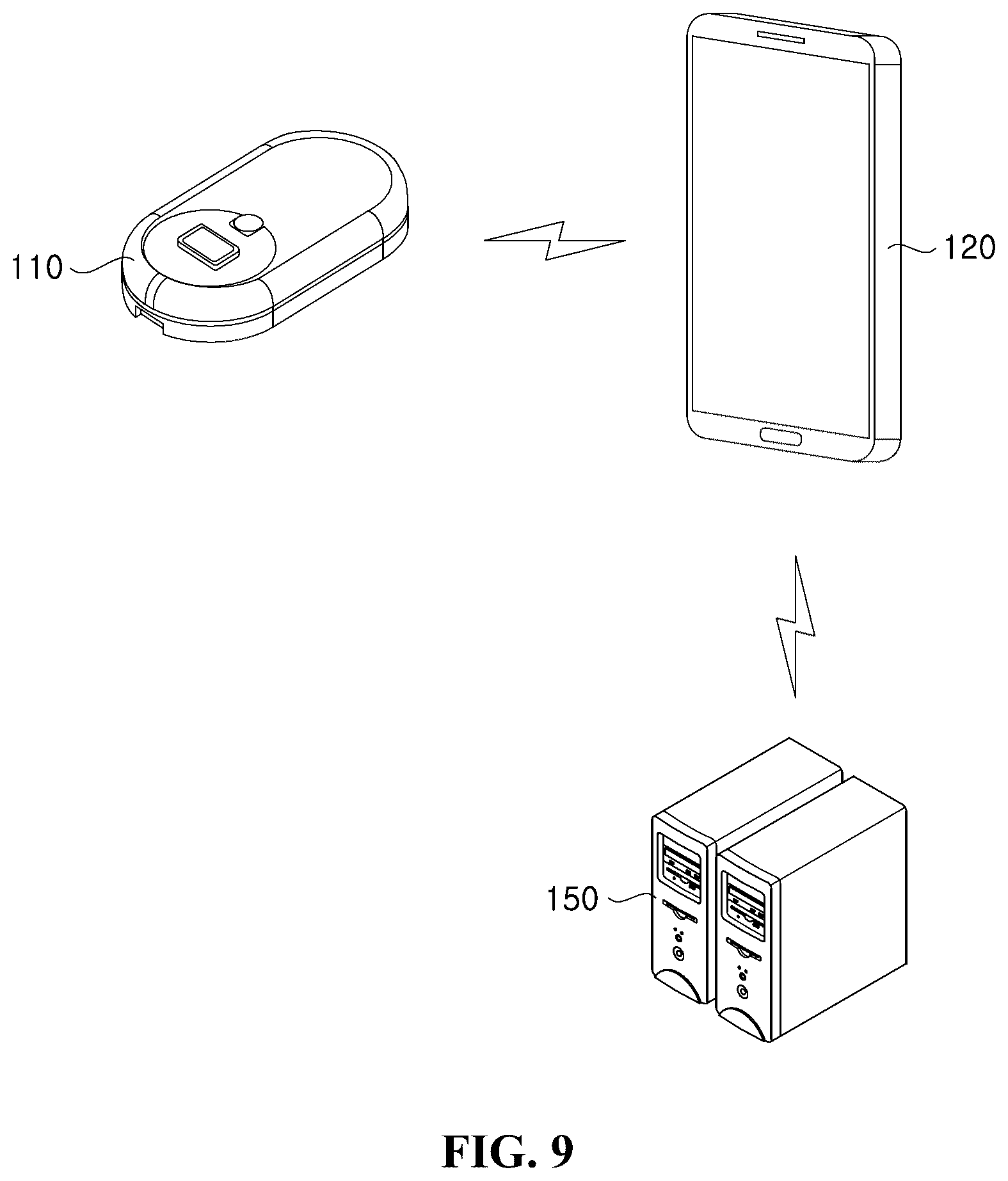 Patent US12621637 Figure 8 – Communication connection method for continuous blood glucose monitoring system
