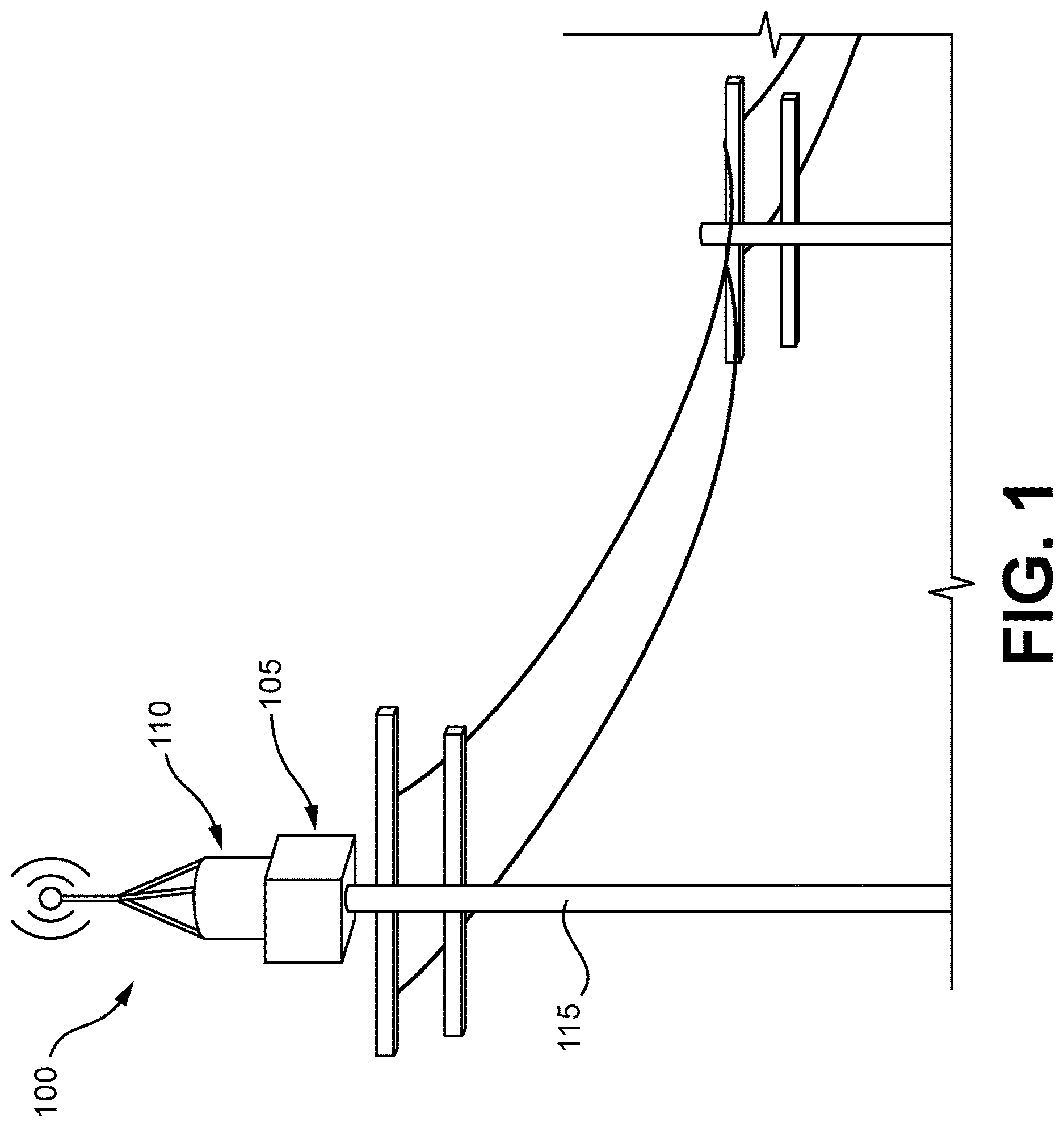 Patent US12621643 Figure 1 – Communications system for disaster conditions