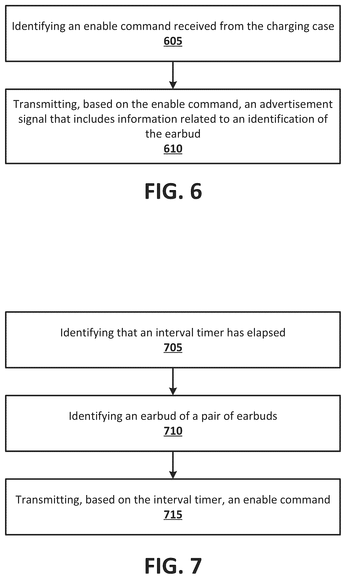 Patent US12621644 Figure 6 – Wireless accessory advertisements
