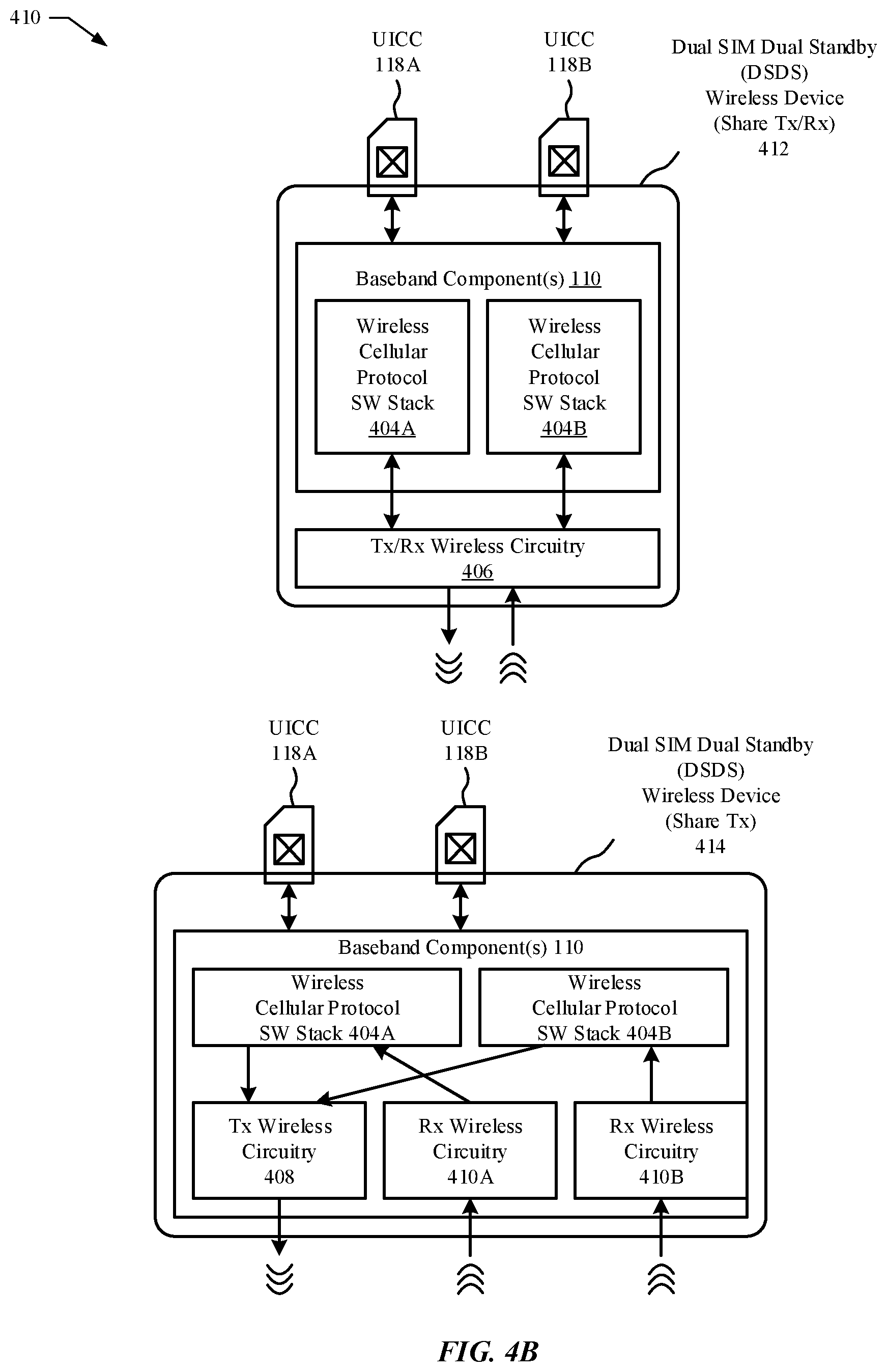 Patent US12621650 Figure 6 – Dynamic device capability for multi-SIM/eSIM wireless devices during out-of-service scenarios