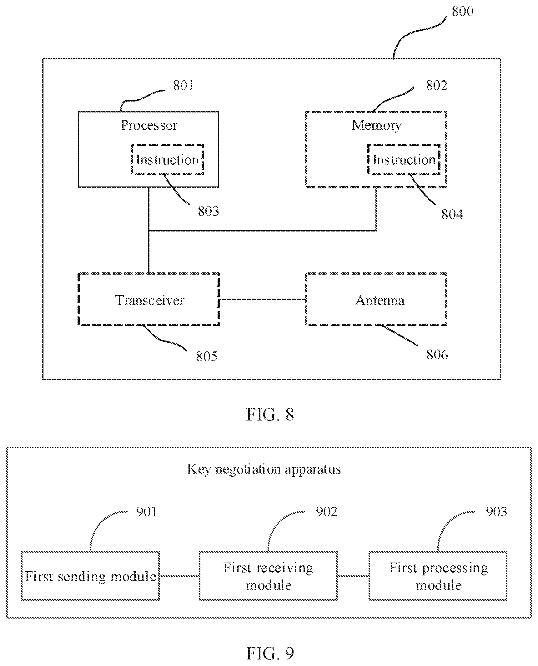 Patent US12621659 Figure 7 – Key negotiation method, apparatus, and system