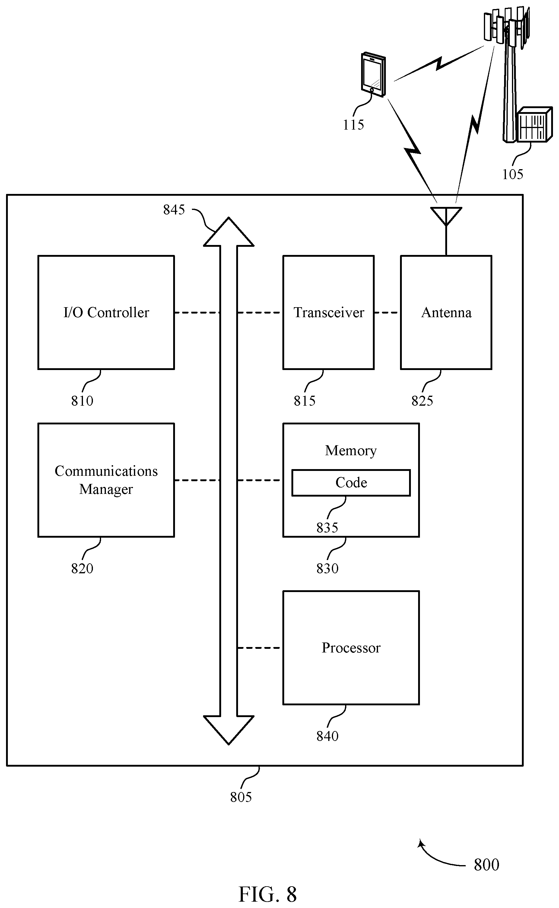 Patent US12621661 Figure 8 – Channel for eavesdropping-mitigation and secret key generation