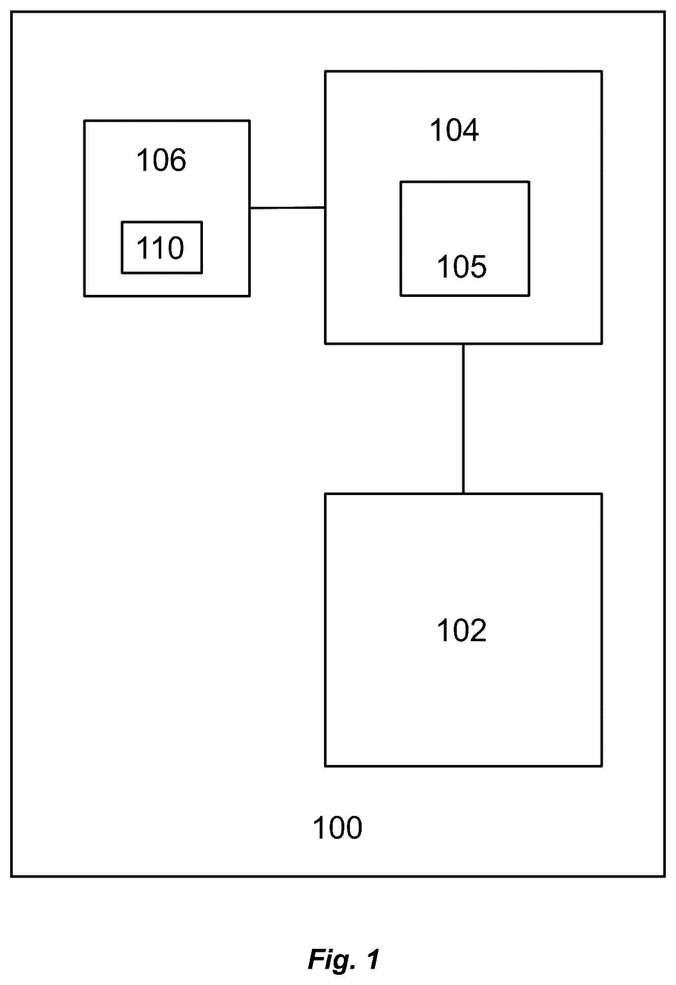 Patent US12621663 Figure 1 – Microcontroller having wireless communication module for use with a system